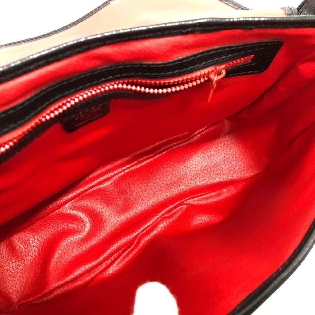 Celine Black Leather Shoulder Bag