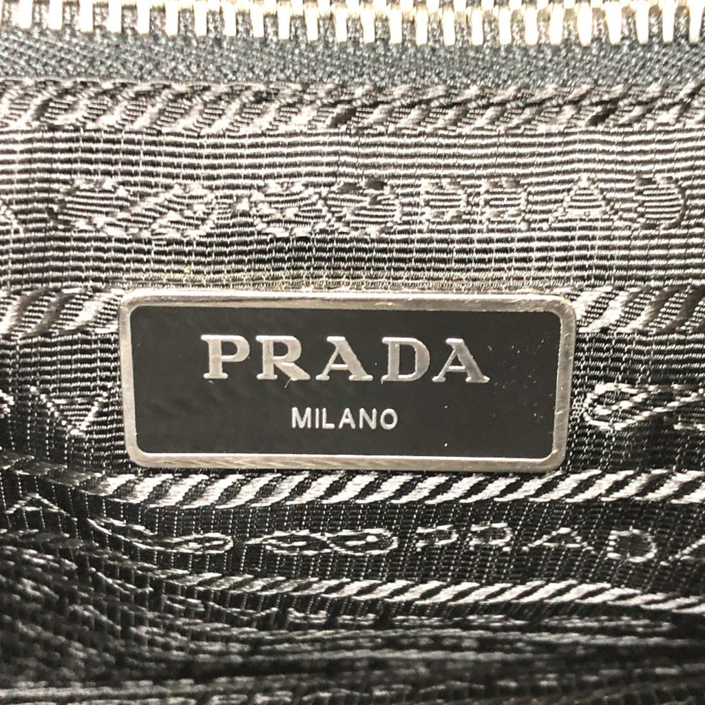 Prada Black Cloth Shoulder Bag