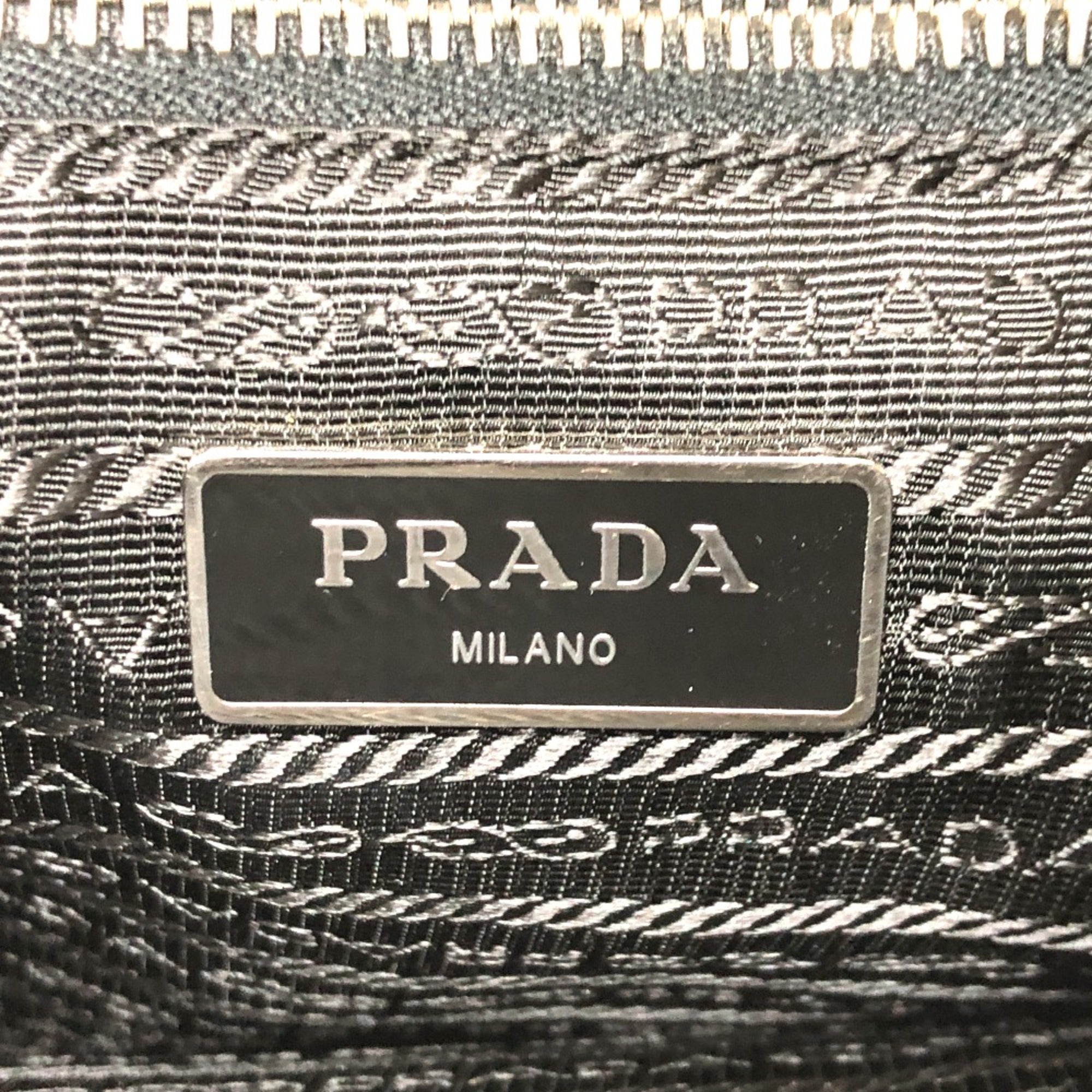 Prada Black Cloth Shoulder Bag