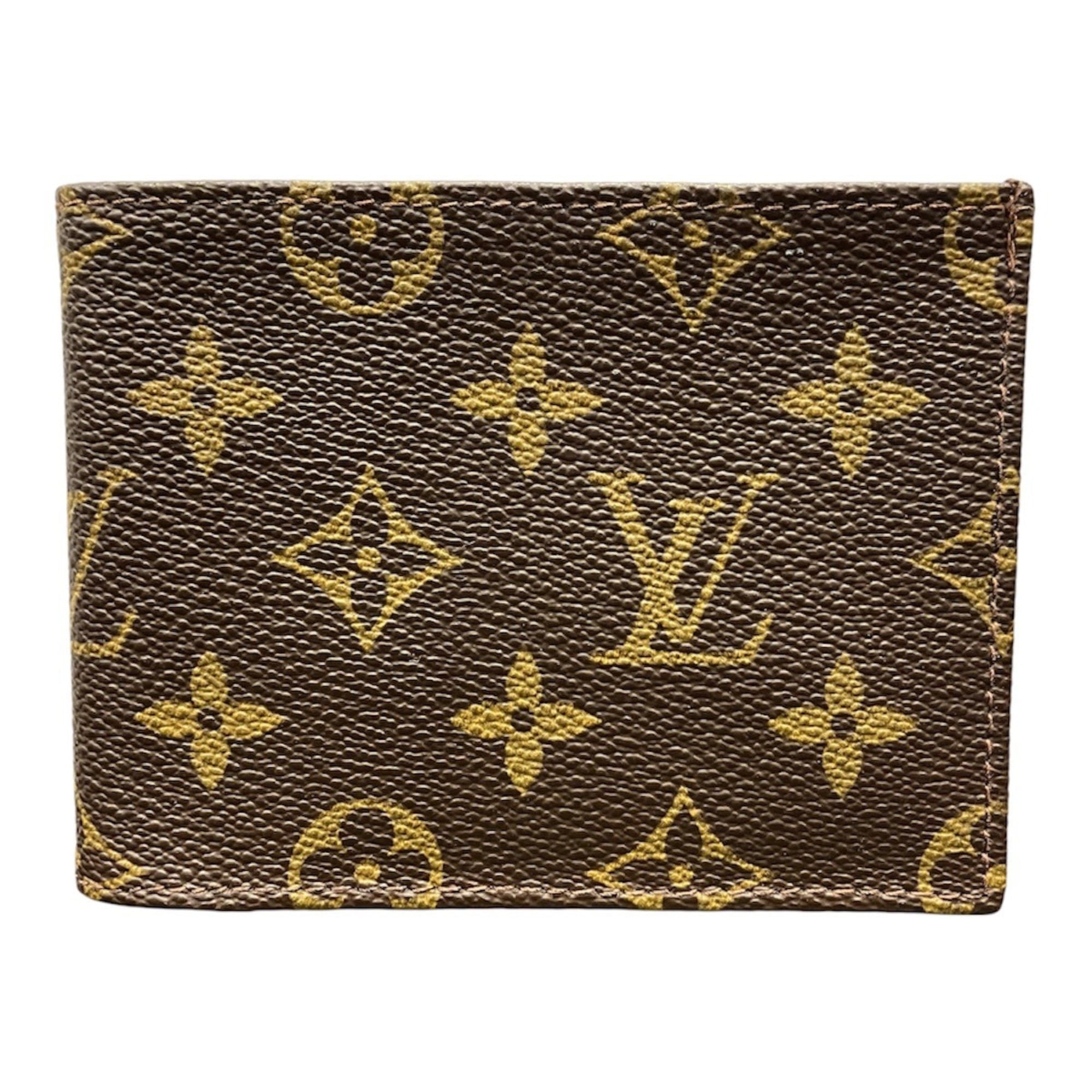 Louis Vuitton Brown Pvc Wallet