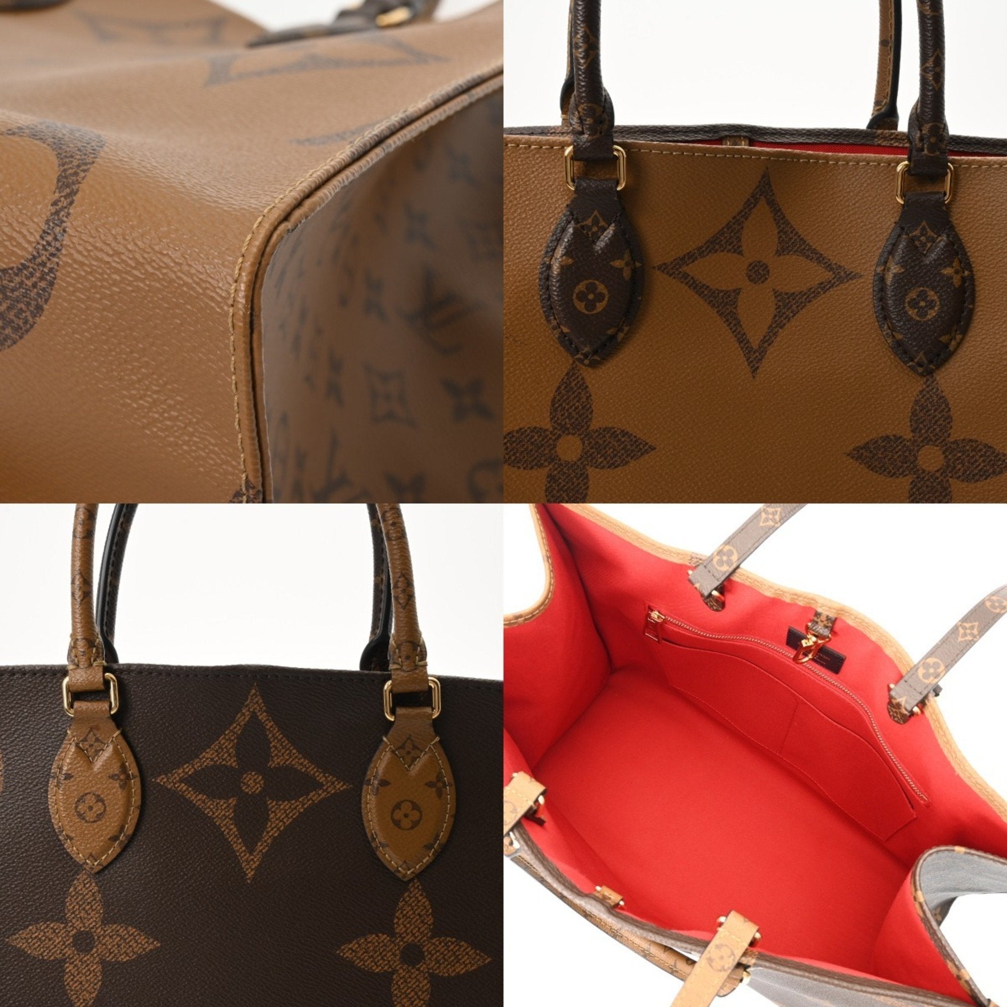 Louis Vuitton Brown Monogram Canvas Handbag