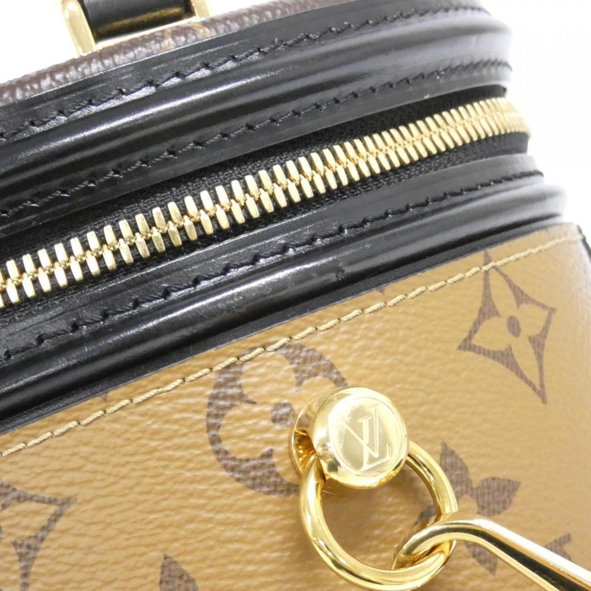Louis Vuitton Brown Coated Canvas Handbag