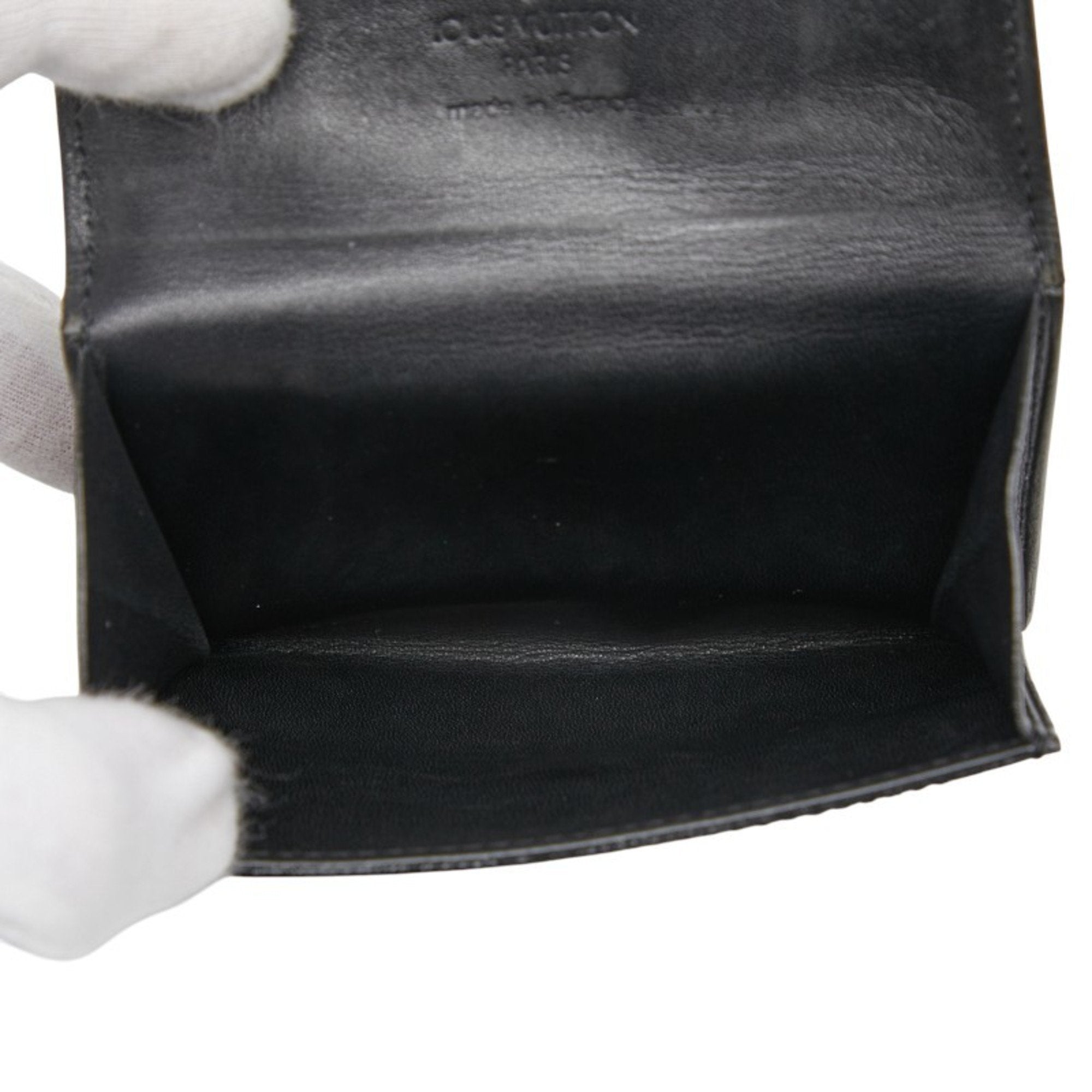 Louis Vuitton Black Patent Leather Coin Purse/Coin Case