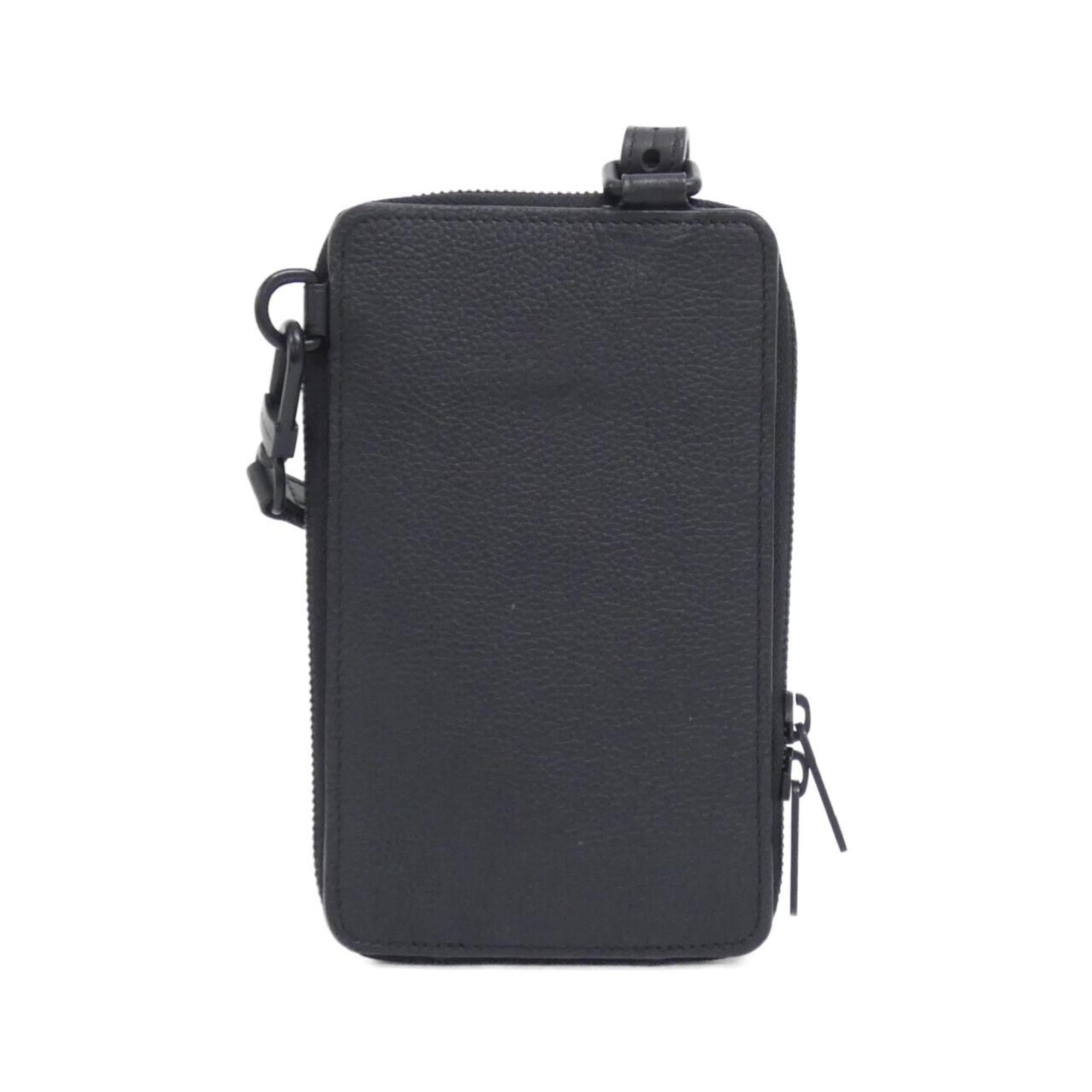 Louis Vuitton Black Leather Shoulder Bag