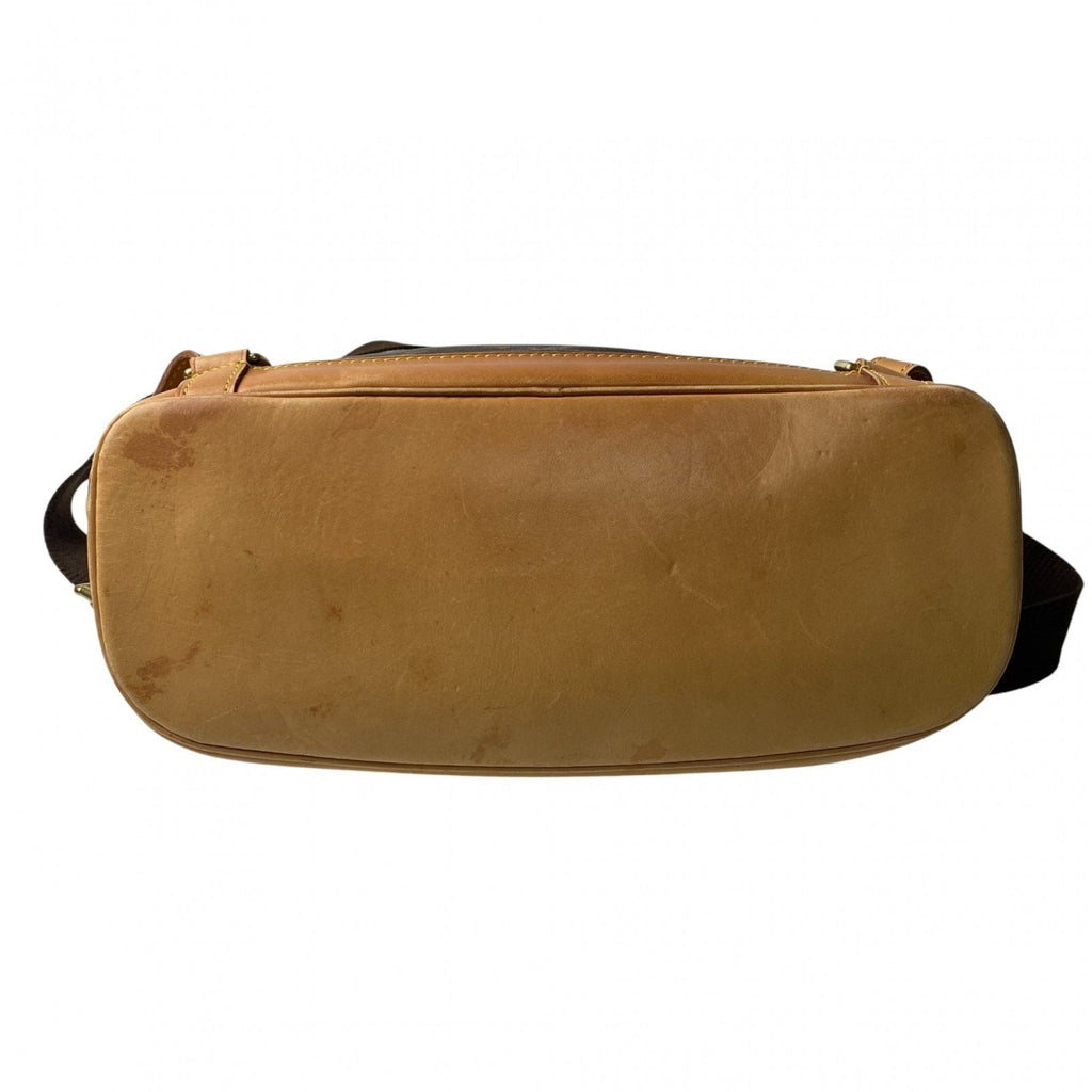 Louis Vuitton Brown Pvc Leather Backpack