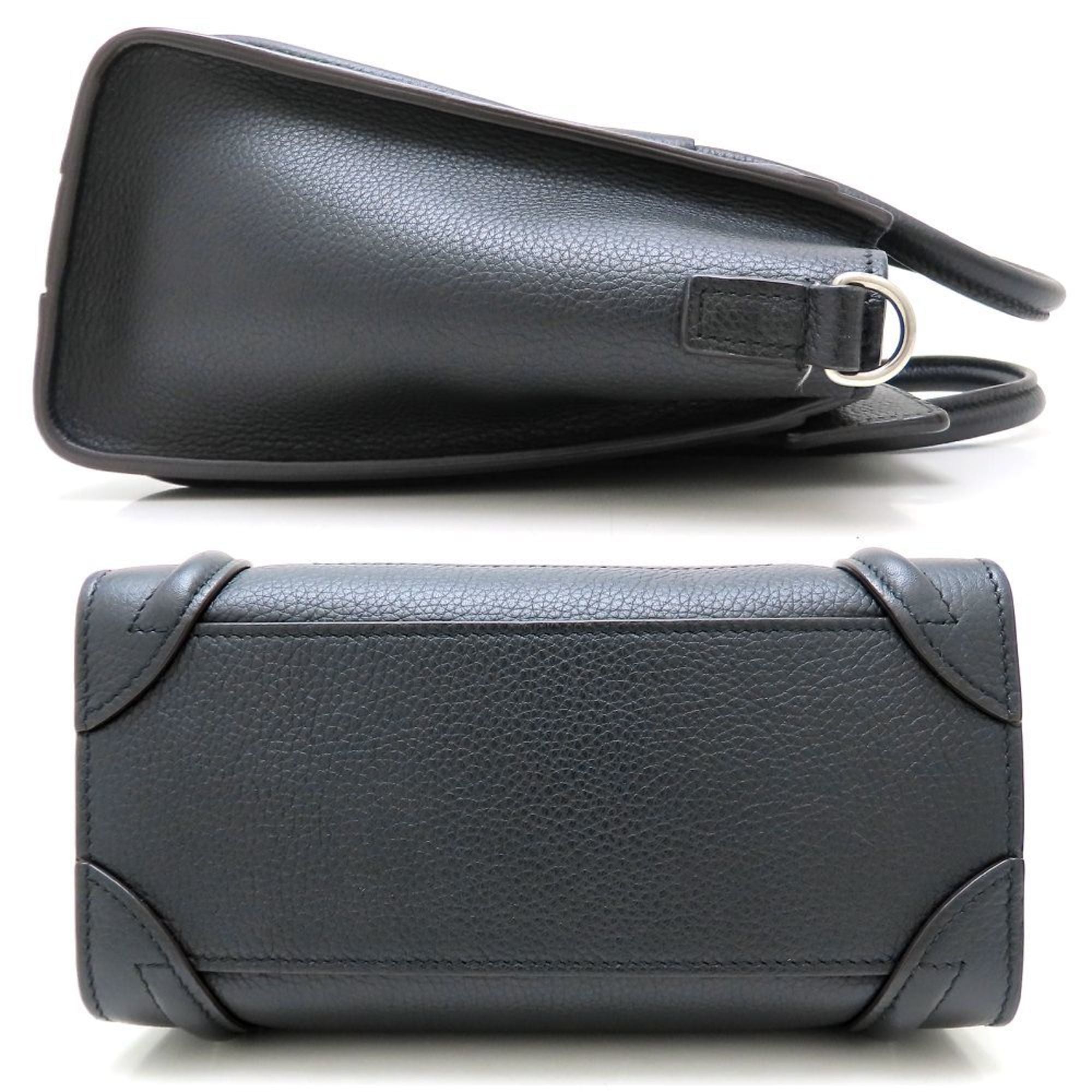 Celine Black Leather Handbag