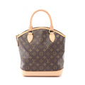 Louis Vuitton Brown Monogram Coated Canvas Leather Handbag