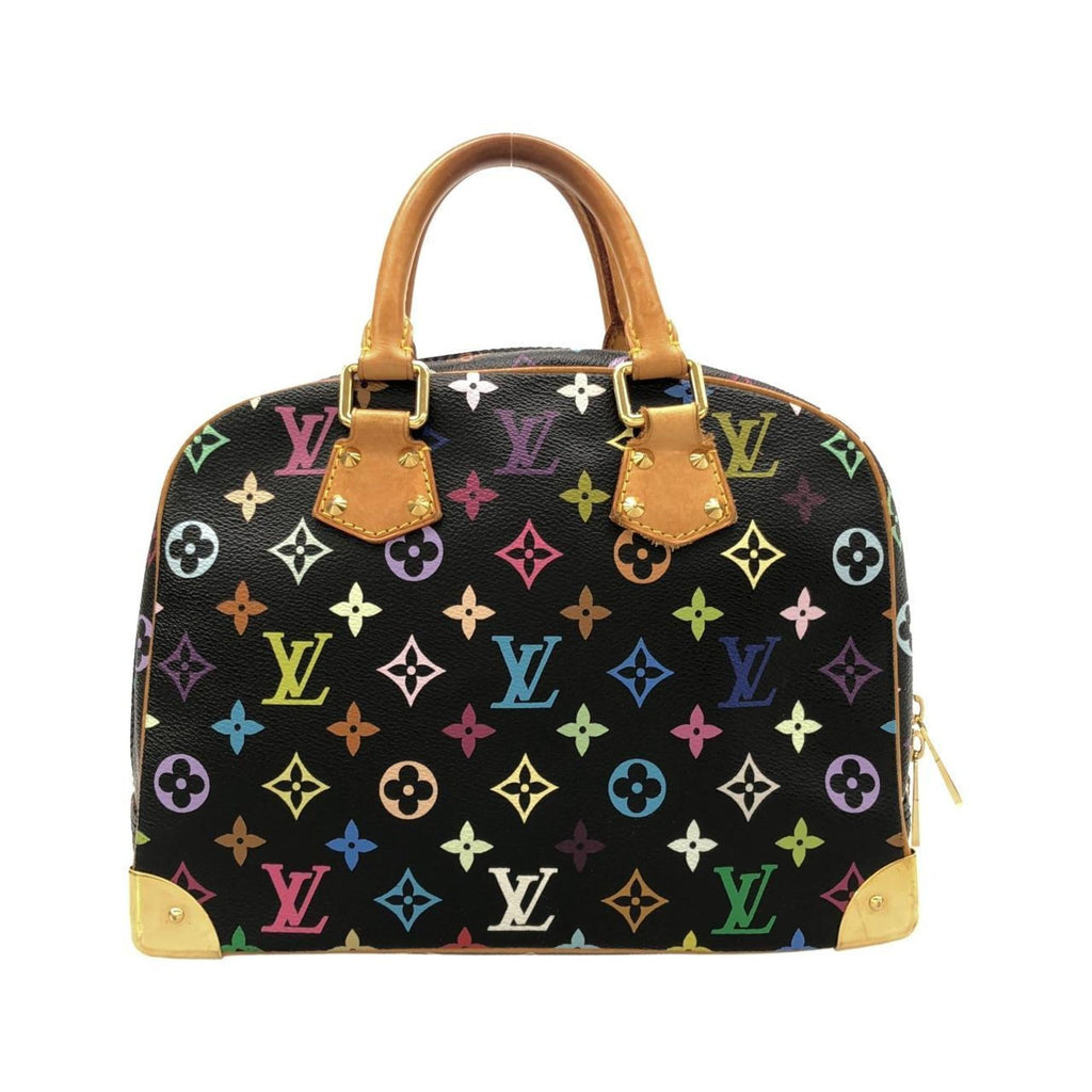 Louis Vuitton Black Coated Canvas Handbag