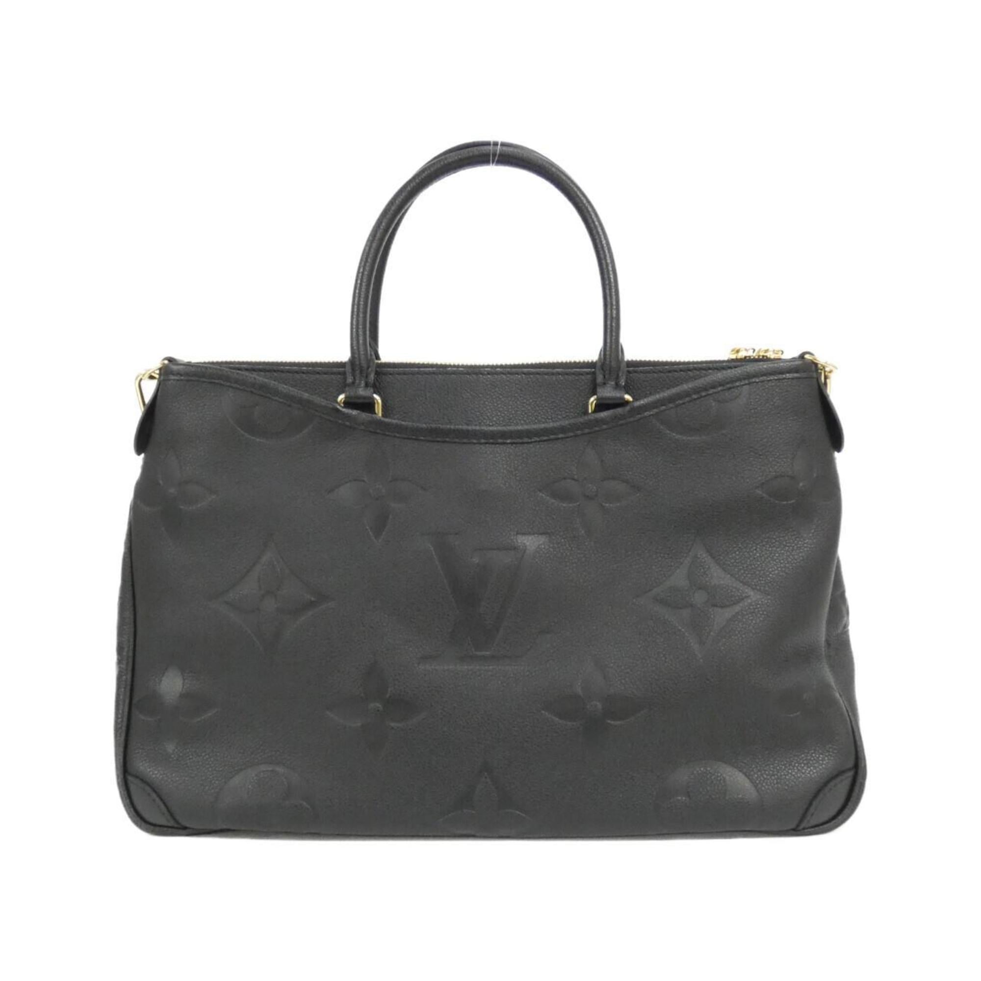 Louis Vuitton Black Leather Handbag