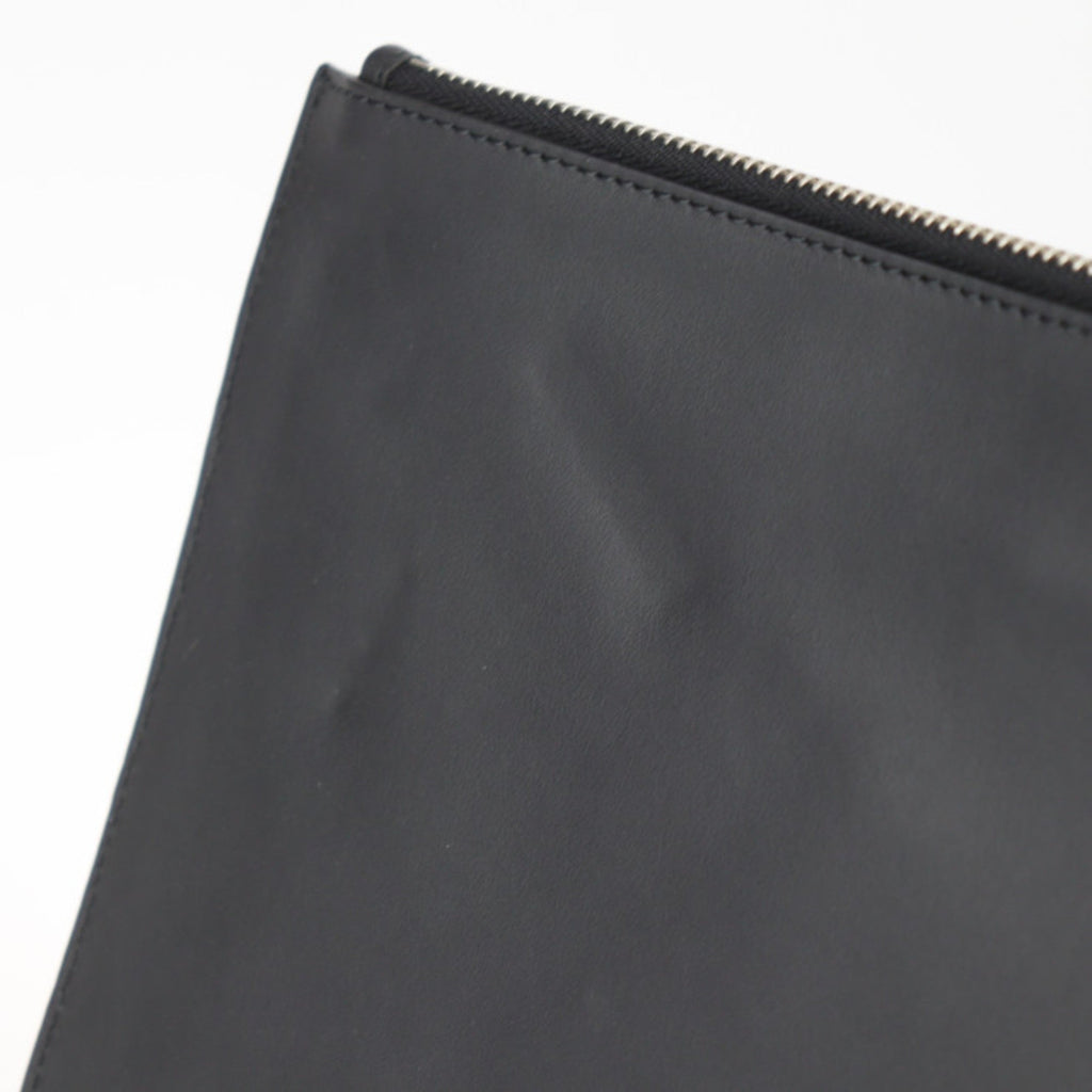 Fendi Black Multi-Color Leather Clutch Bag Handbag Pouch