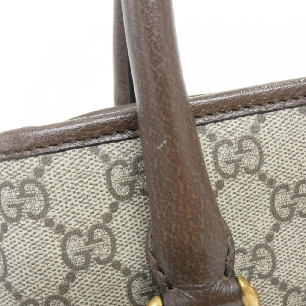 Gucci Ophidia Beige Brown Gg Supreme Handbag (Pre-Owned)