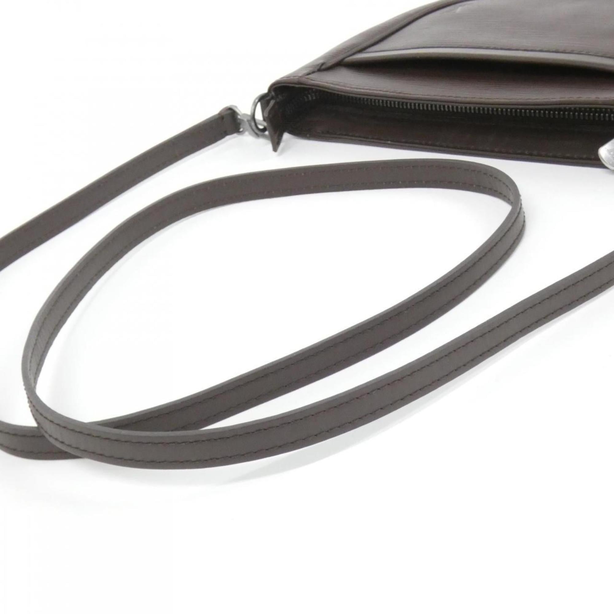 Louis Vuitton Mocha Leather Shoulder Bag