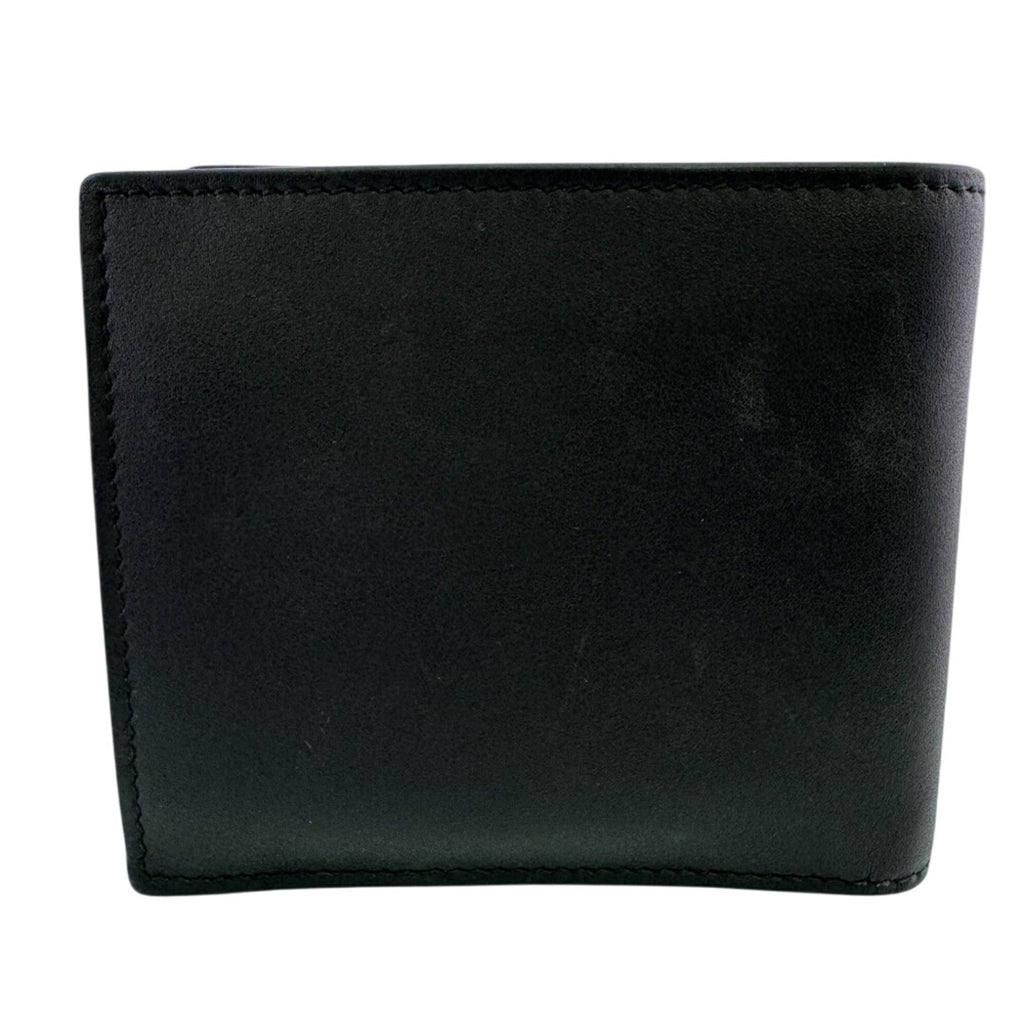 Gucci Black Gray Leather Pvc Wallet (Bi-Fold) (Pre-Owned)
