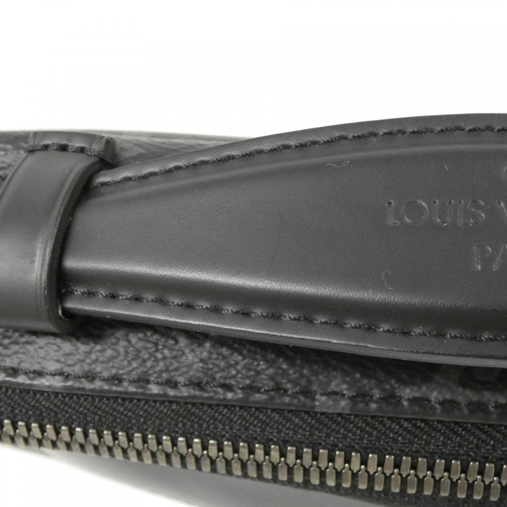 Louis Vuitton Black Coated Canvas Shoulder Bag
