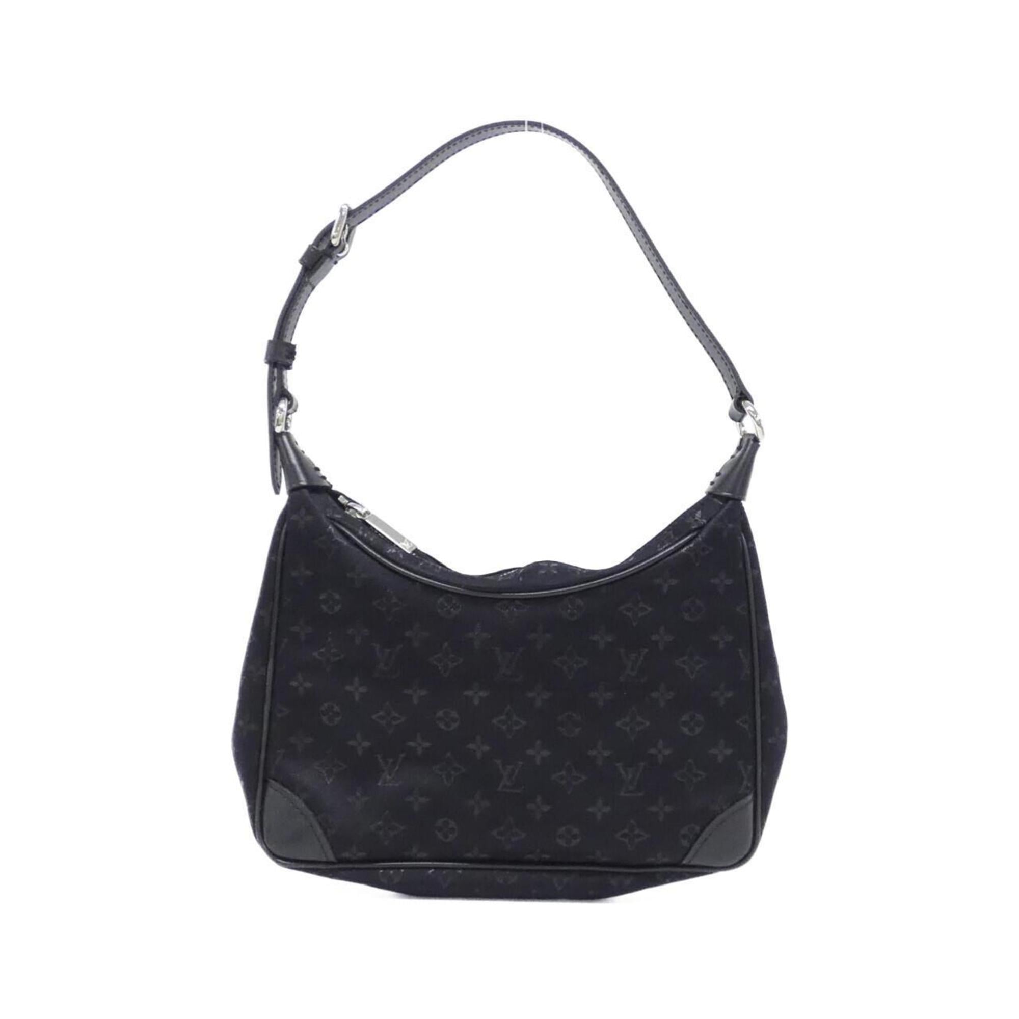 Louis Vuitton Black Satin Shoulder Bag