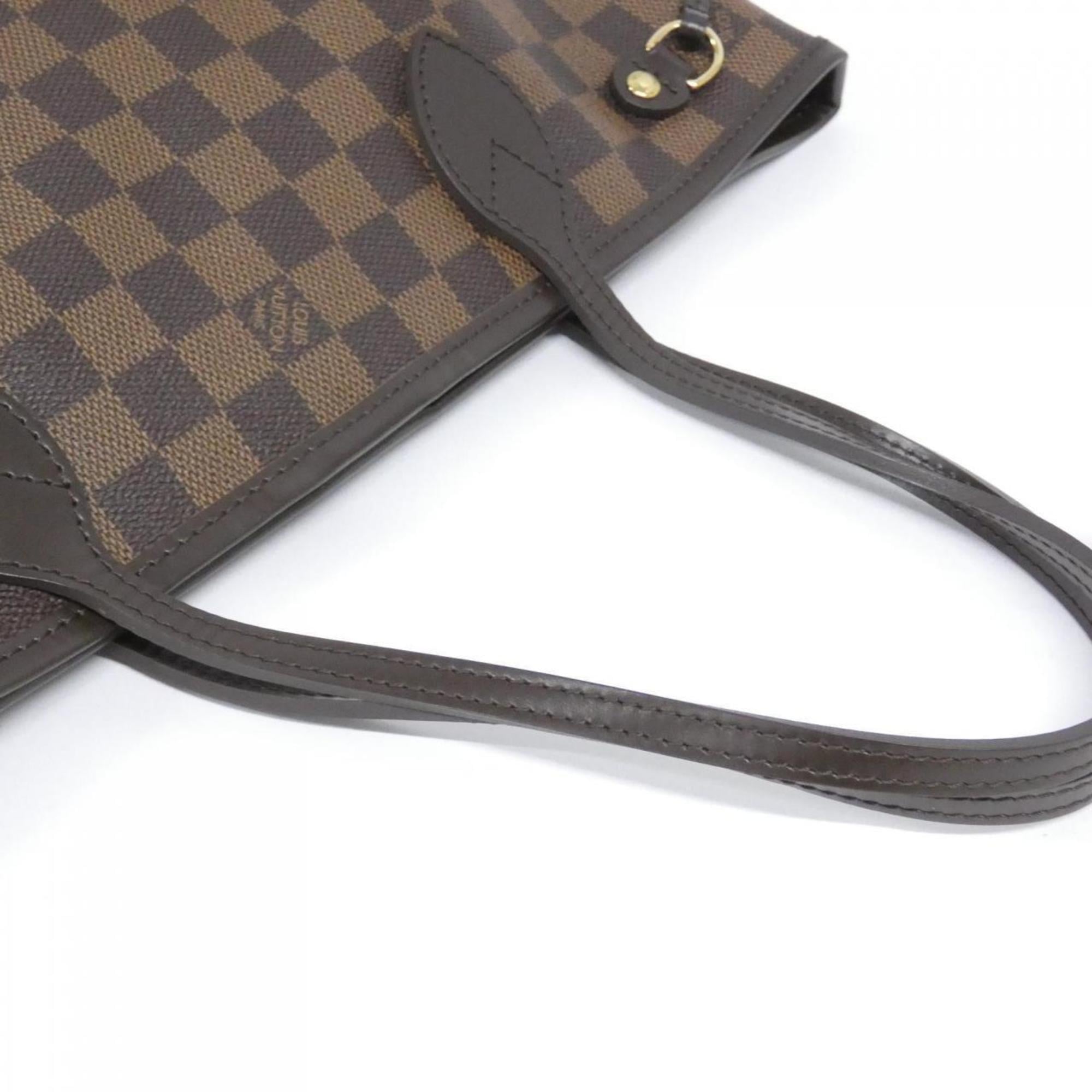 Louis Vuitton Brown Coated Canvas Handbag