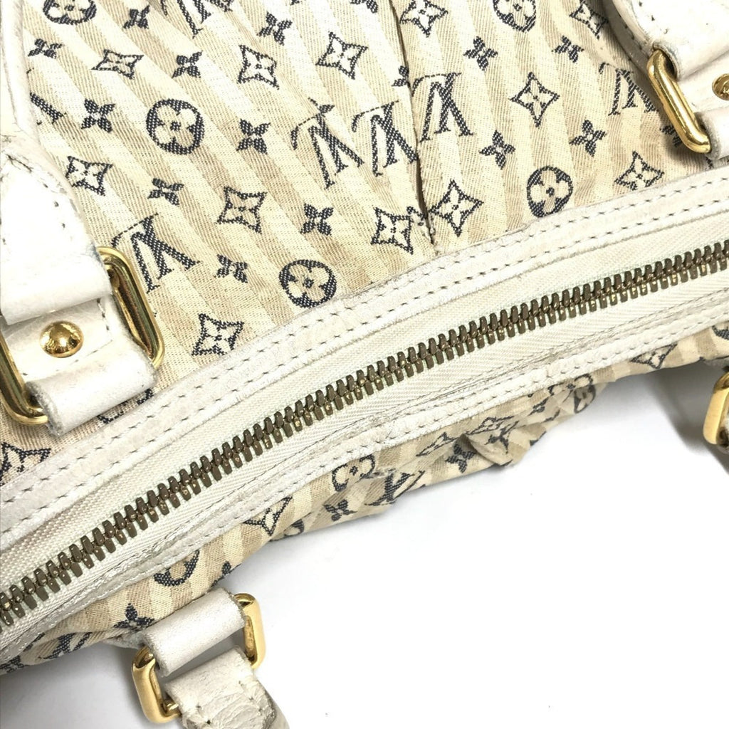 Louis Vuitton Monogram Mini Lin Beige White Monogram Mini Lin Handbag Tote Bag