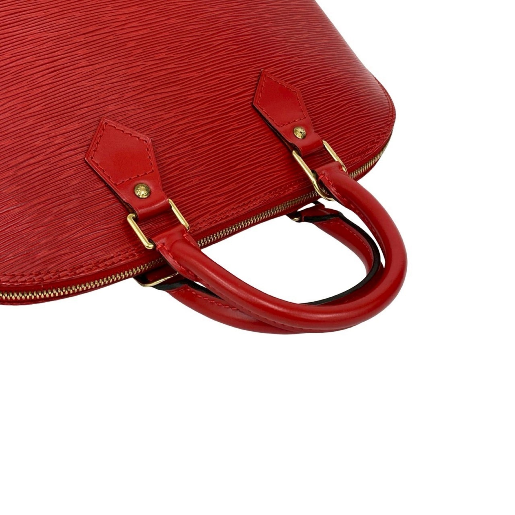 Louis Vuitton Red Color Epi Leather Handbag Tote Bag