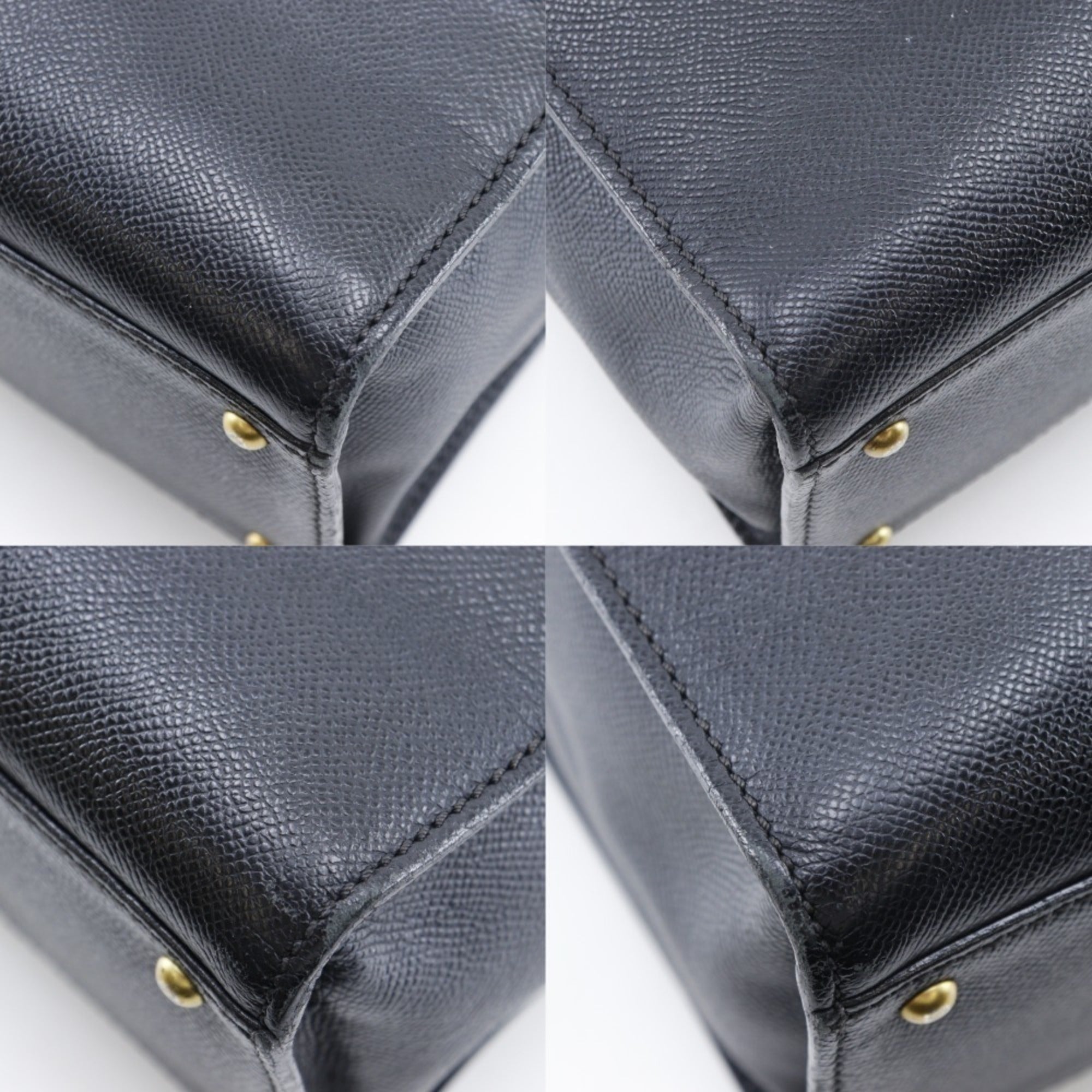 Chanel Black Grained Calfskin Tote Bag