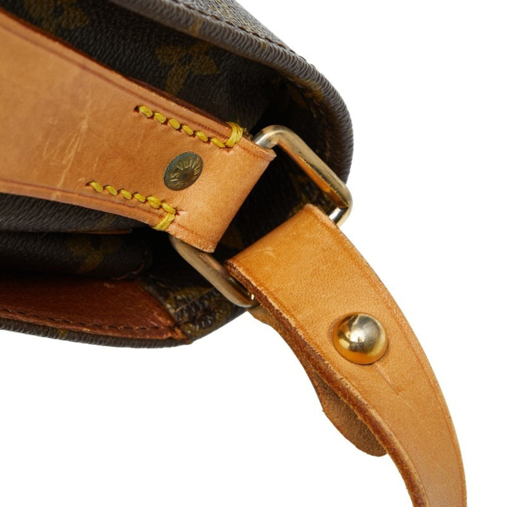 Louis Vuitton Brown Pvc Leather Shoulder Bag
