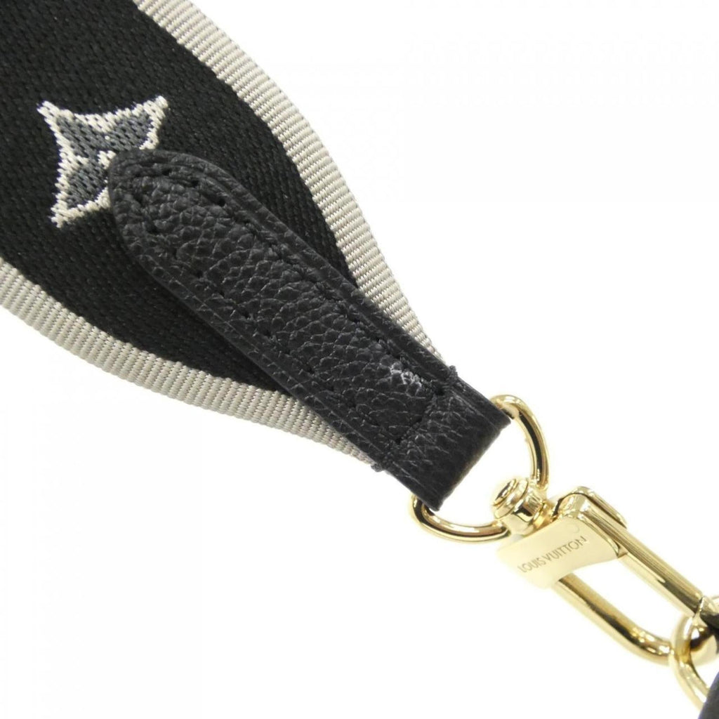 Louis Vuitton Bicolor Black Leather Shoulder Bag