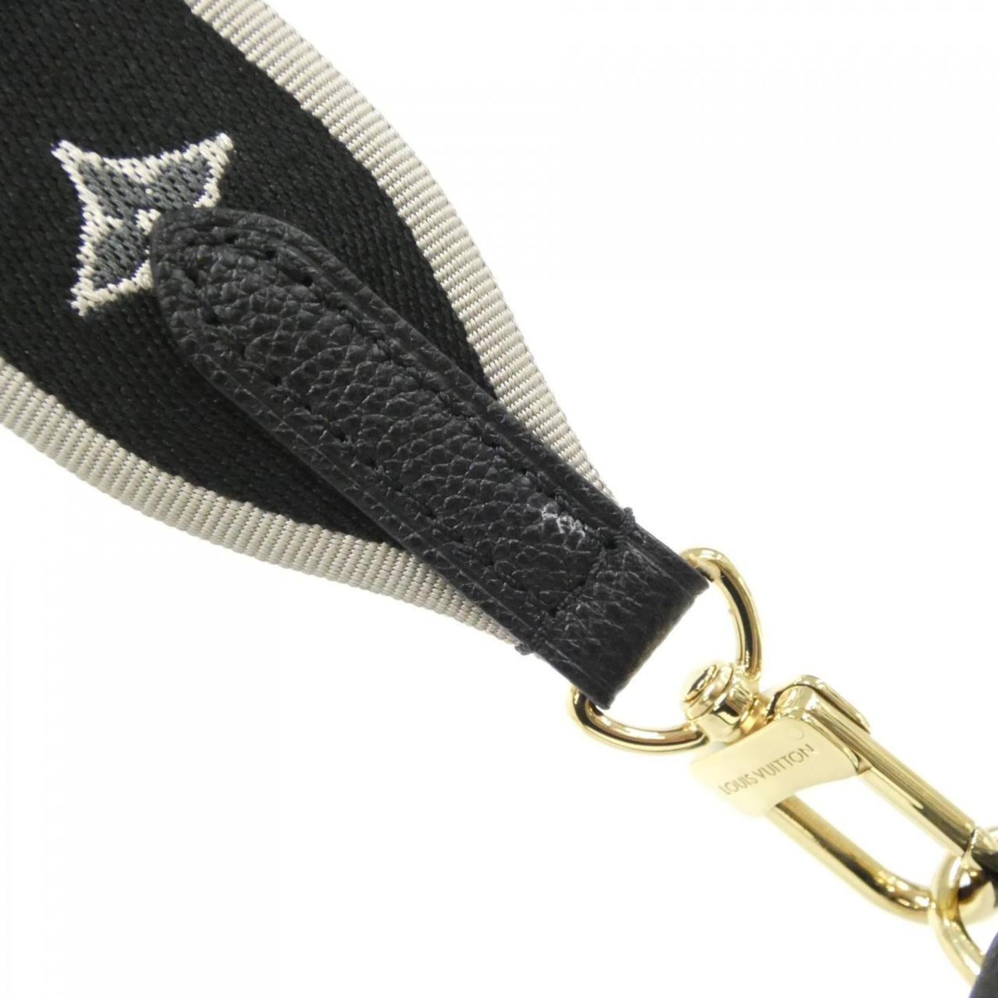 Louis Vuitton Bicolor Black Leather Shoulder Bag