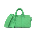 Louis Vuitton Green Leather Boston Bag