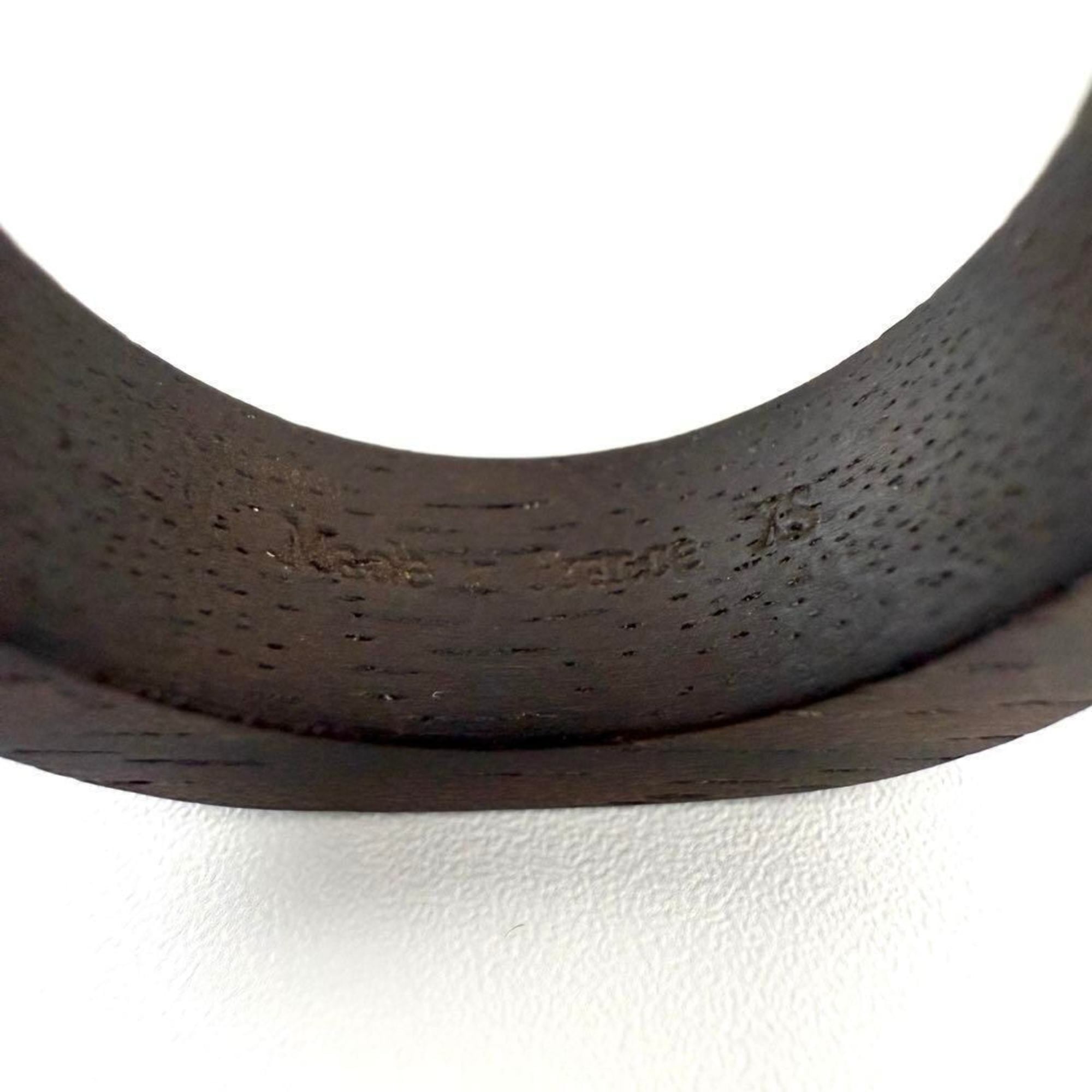 Louis Vuitton Metal Wood Band Ring