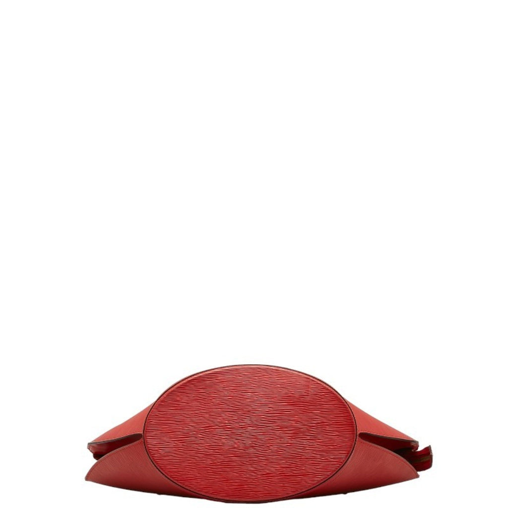 Louis Vuitton Castilian Red Leather Shoulder Bag Tote Bag