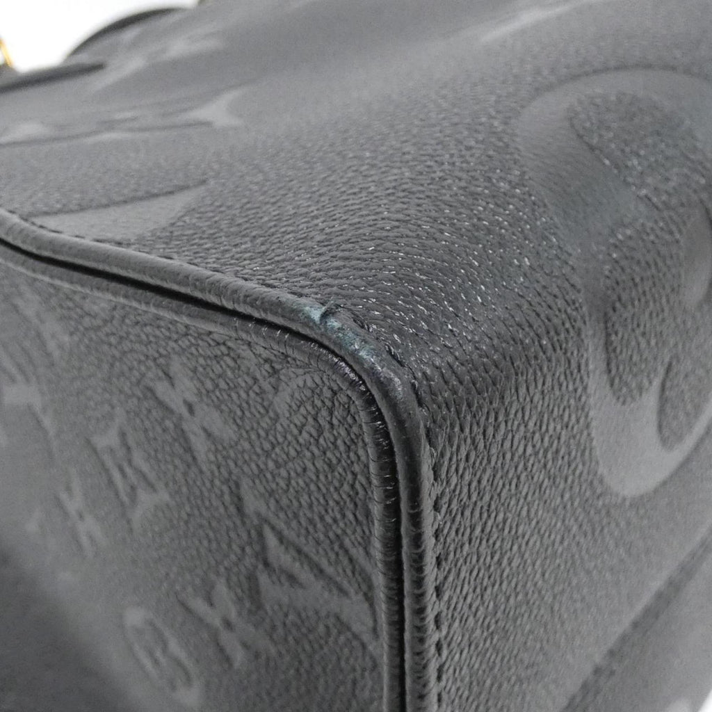 Louis Vuitton Black Leather Handbag