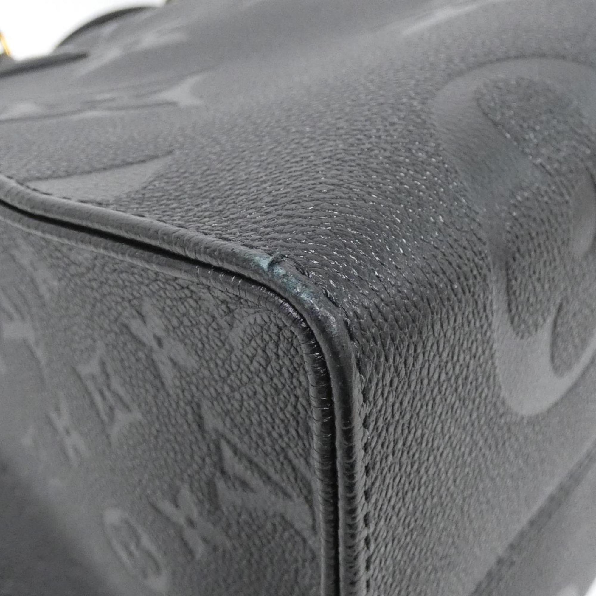 Louis Vuitton Black Leather Handbag
