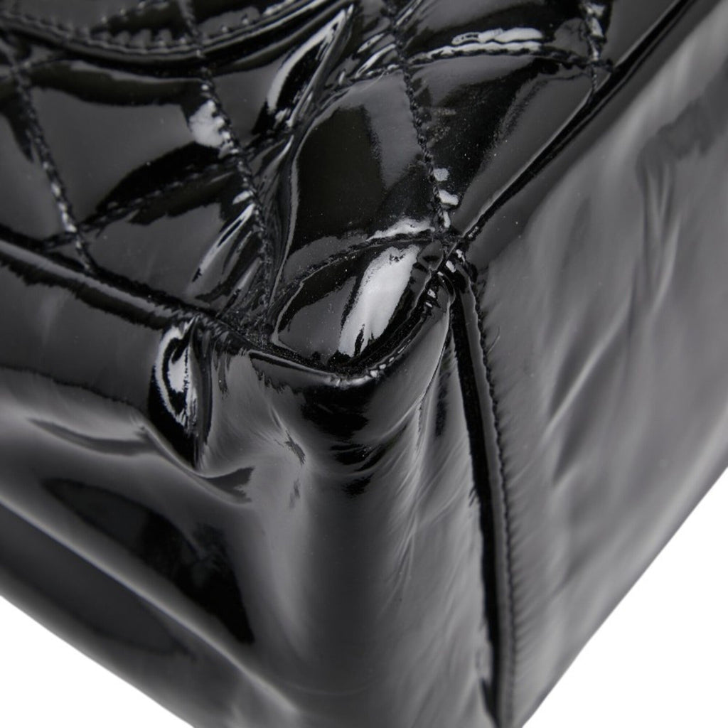Chanel Black Patent Leather Shoulder Bag