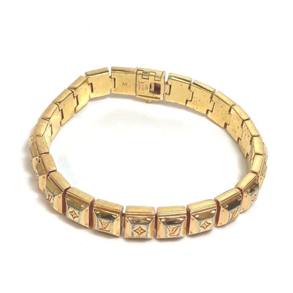 Louis Vuitton Gold Metal Tennis Bracelet