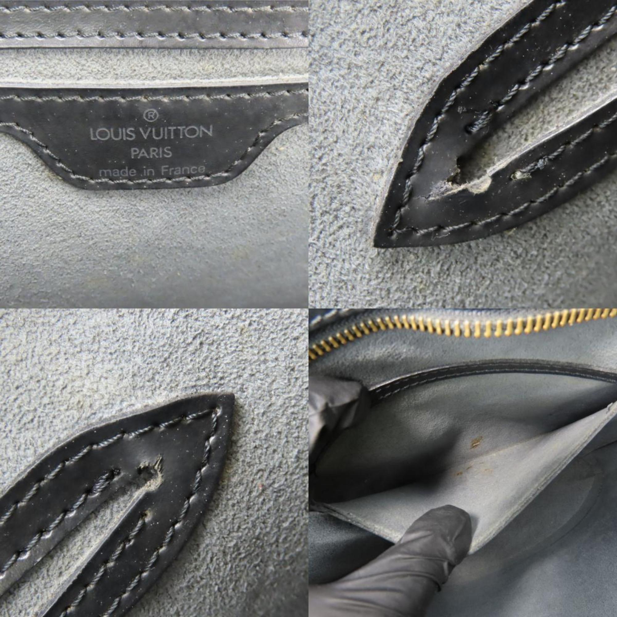 Louis Vuitton Black Noir Epi Leather Tote Bag