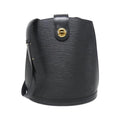 Louis Vuitton Black Leather Shoulder Bag
