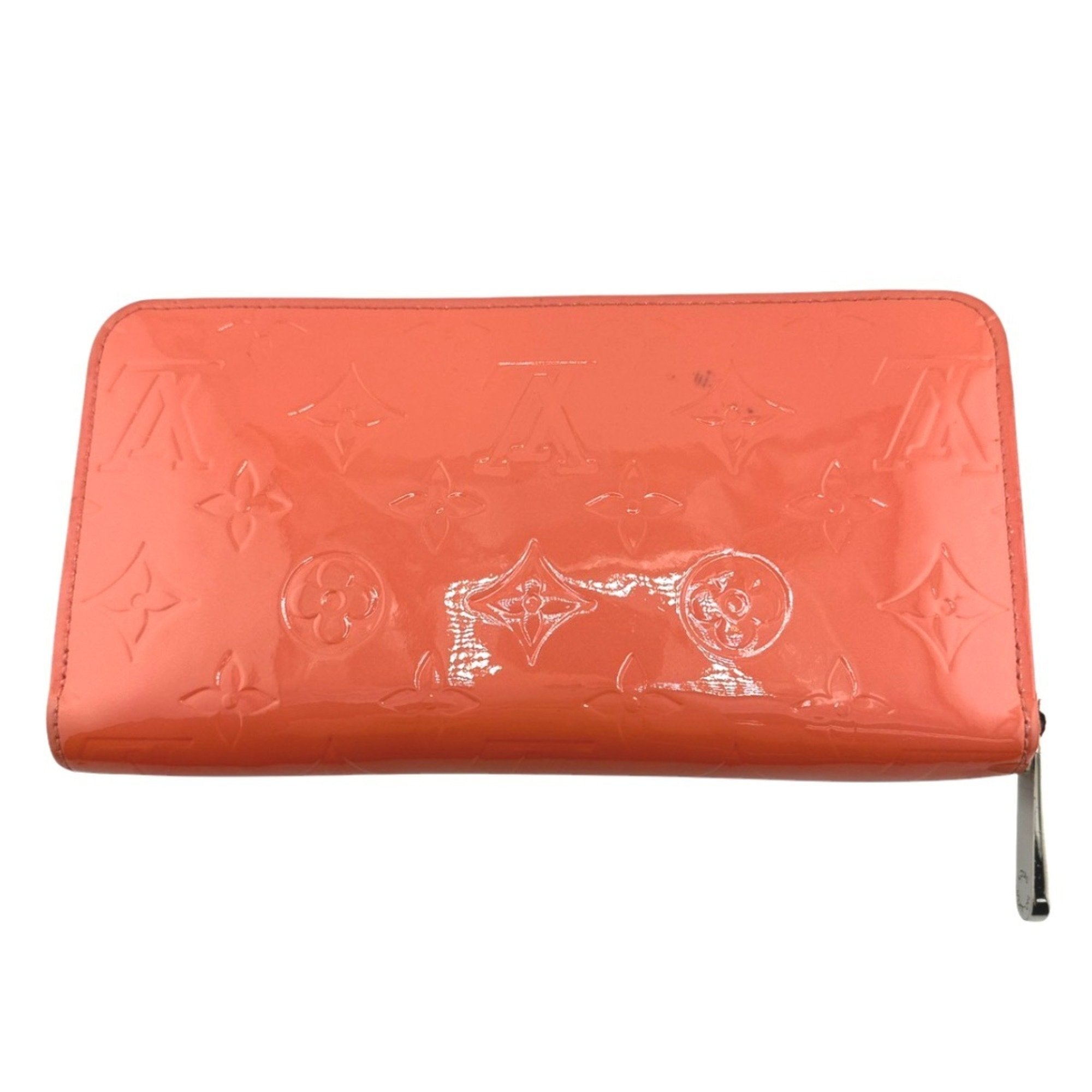Louis Vuitton Monogram Vernis Rose Litchi Monogram Vernis Long Wallet