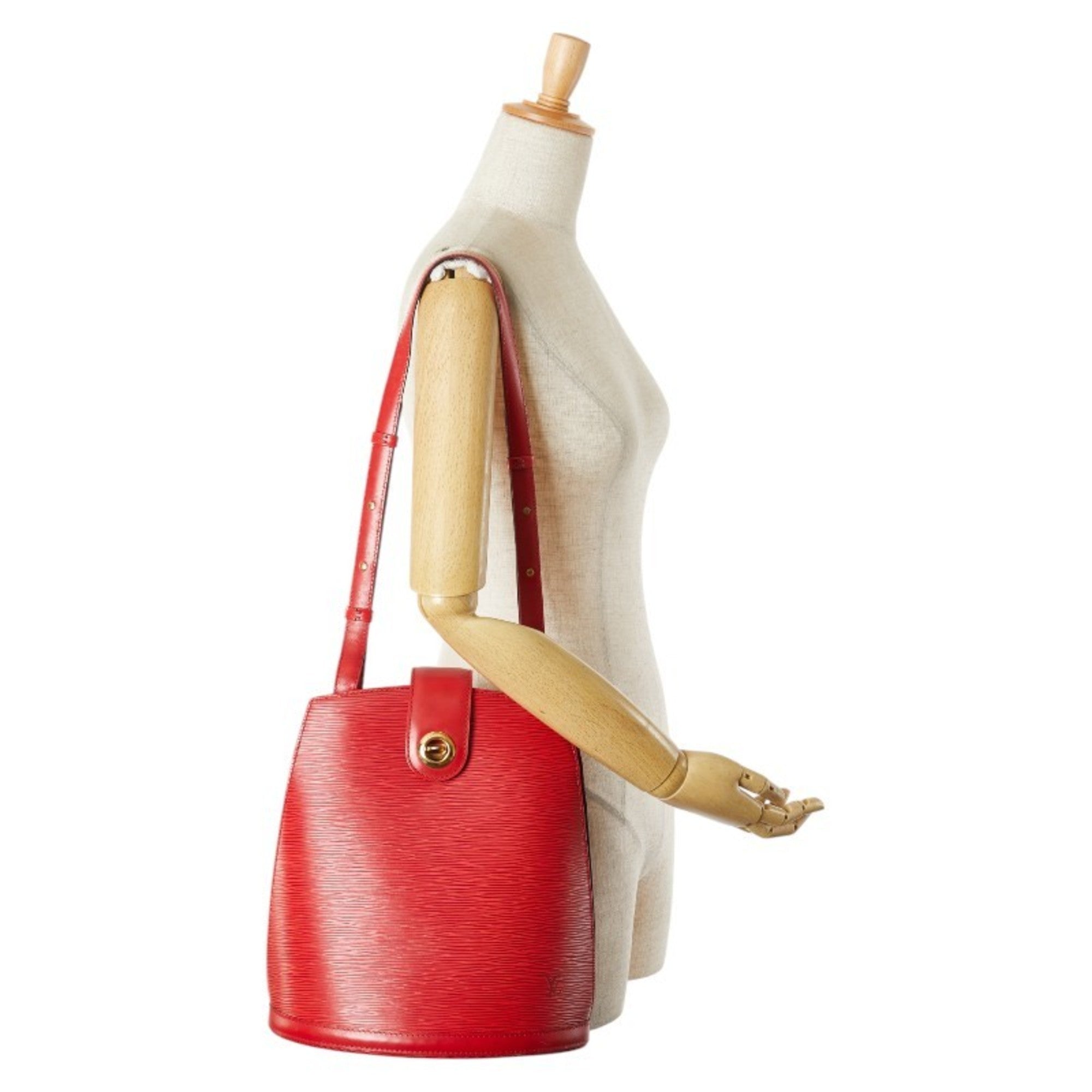 Louis Vuitton Castilian Red Leather Shoulder Bag