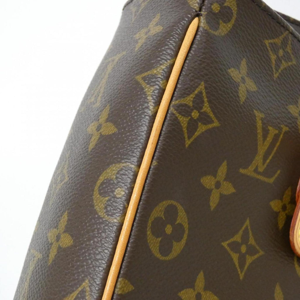 Louis Vuitton Marron Coated Canvas Handbag