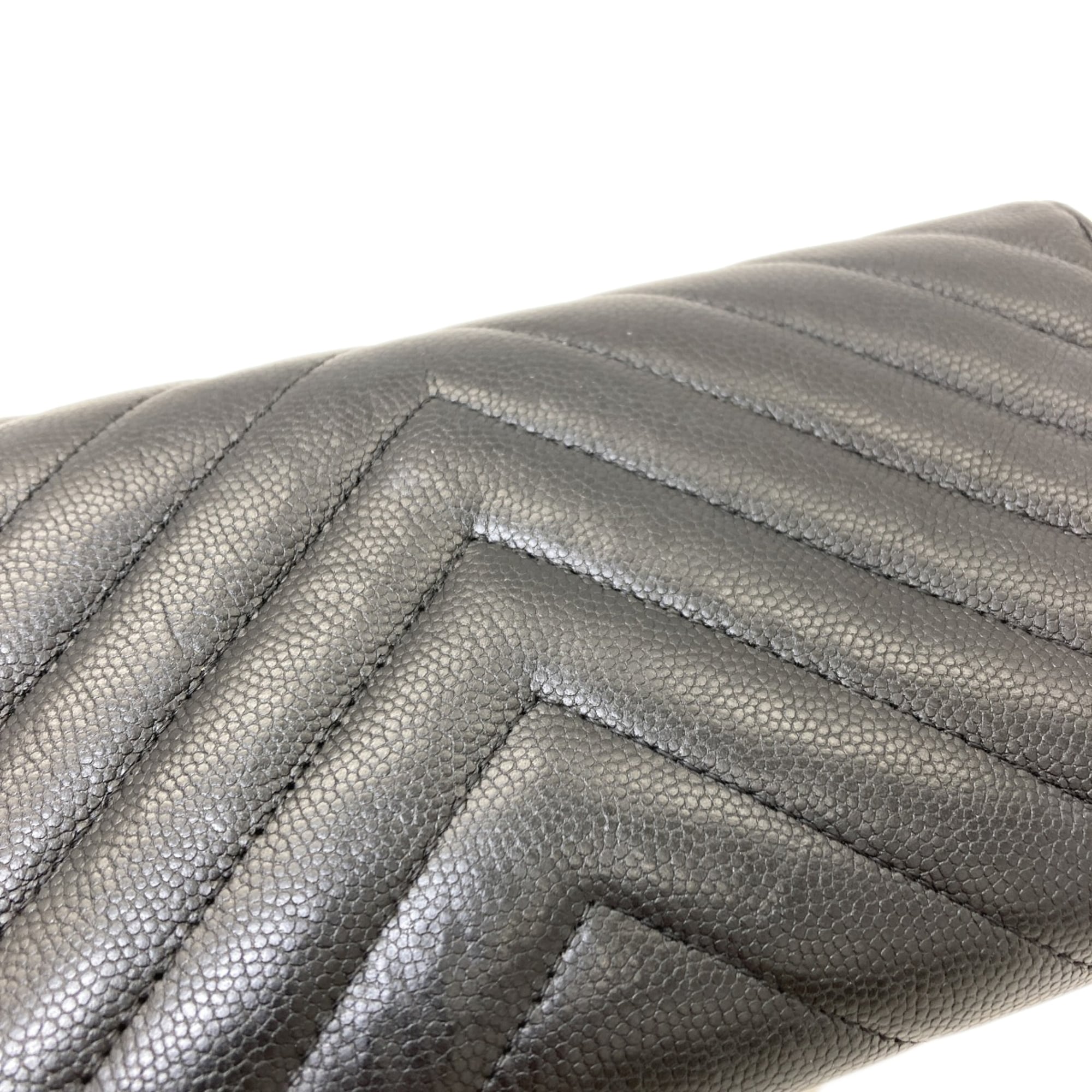 Chanel Black Long Wallet (Bi-Fold)