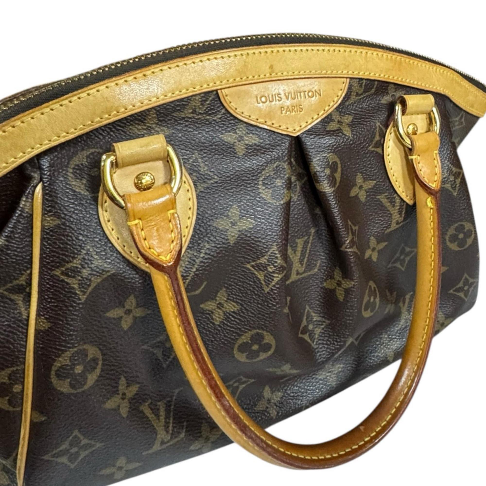 Louis Vuitton Brown Monogram Canvas Handbag
