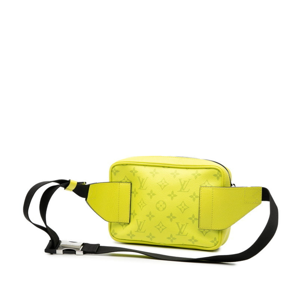 Louis Vuitton Taigarama Jaune Yellow Pvc Leather Sling Bag