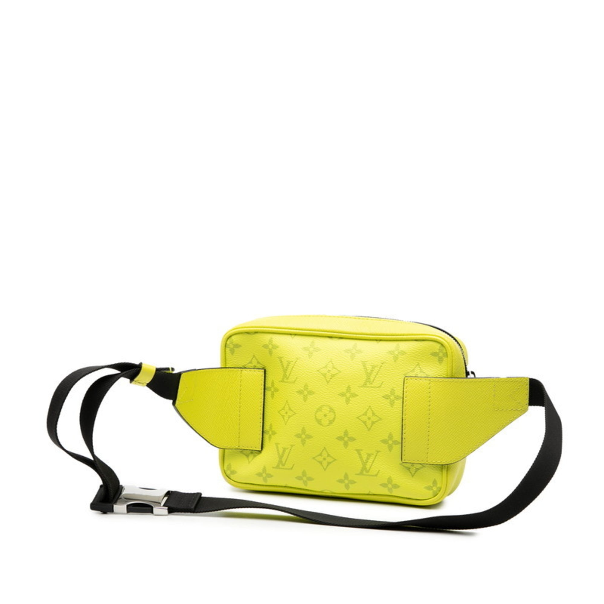 Louis Vuitton Taigarama Jaune Yellow Pvc Leather Sling Bag