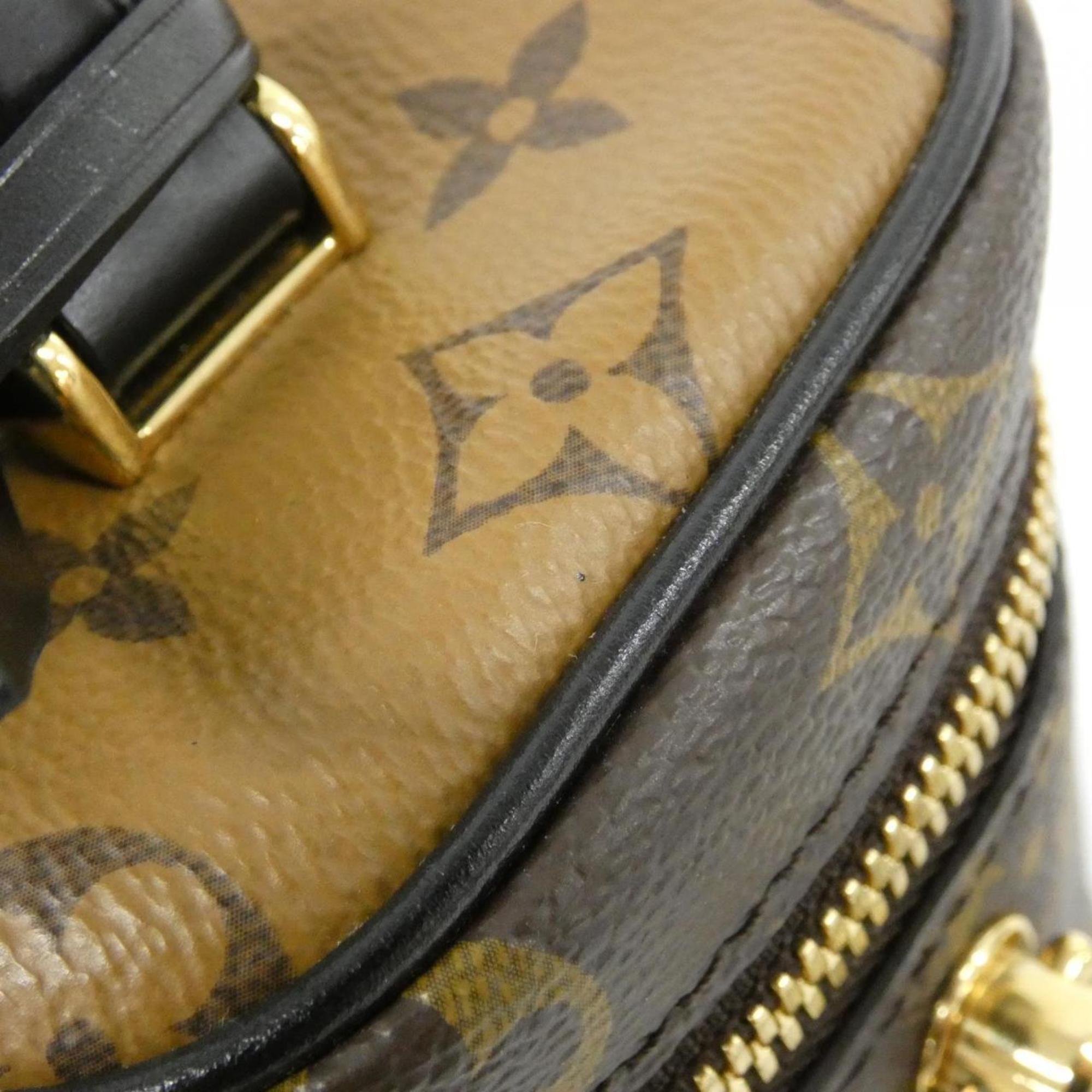 Louis Vuitton Marron Coated Canvas Handbag