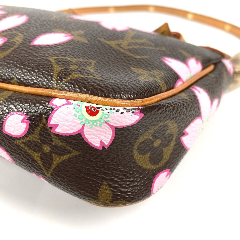 Louis Vuitton Monogram Cherry Blossom Brown Pink Monogram Handbag Shoulder Bag