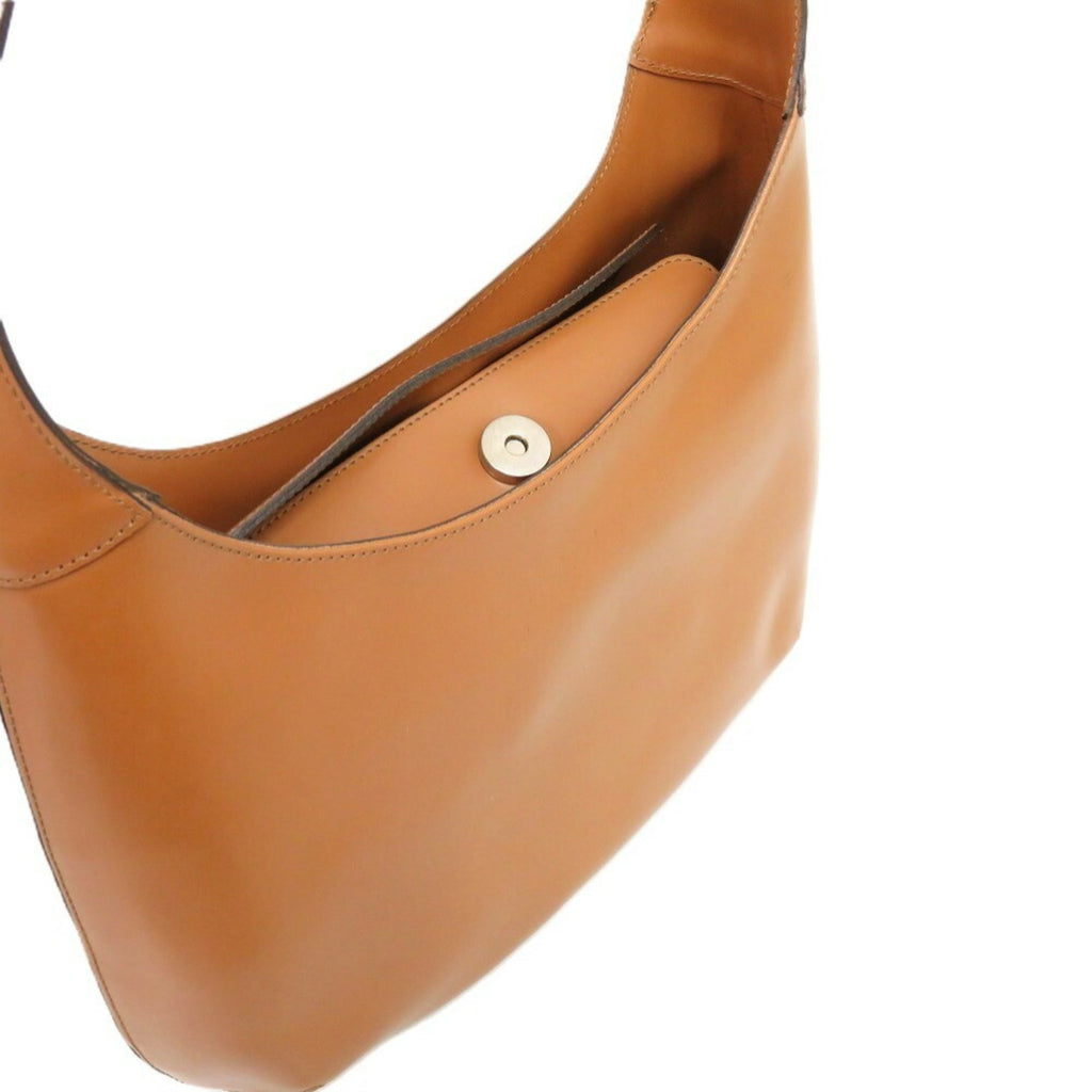 Celine Brown Camel Leather Shoulder Bag