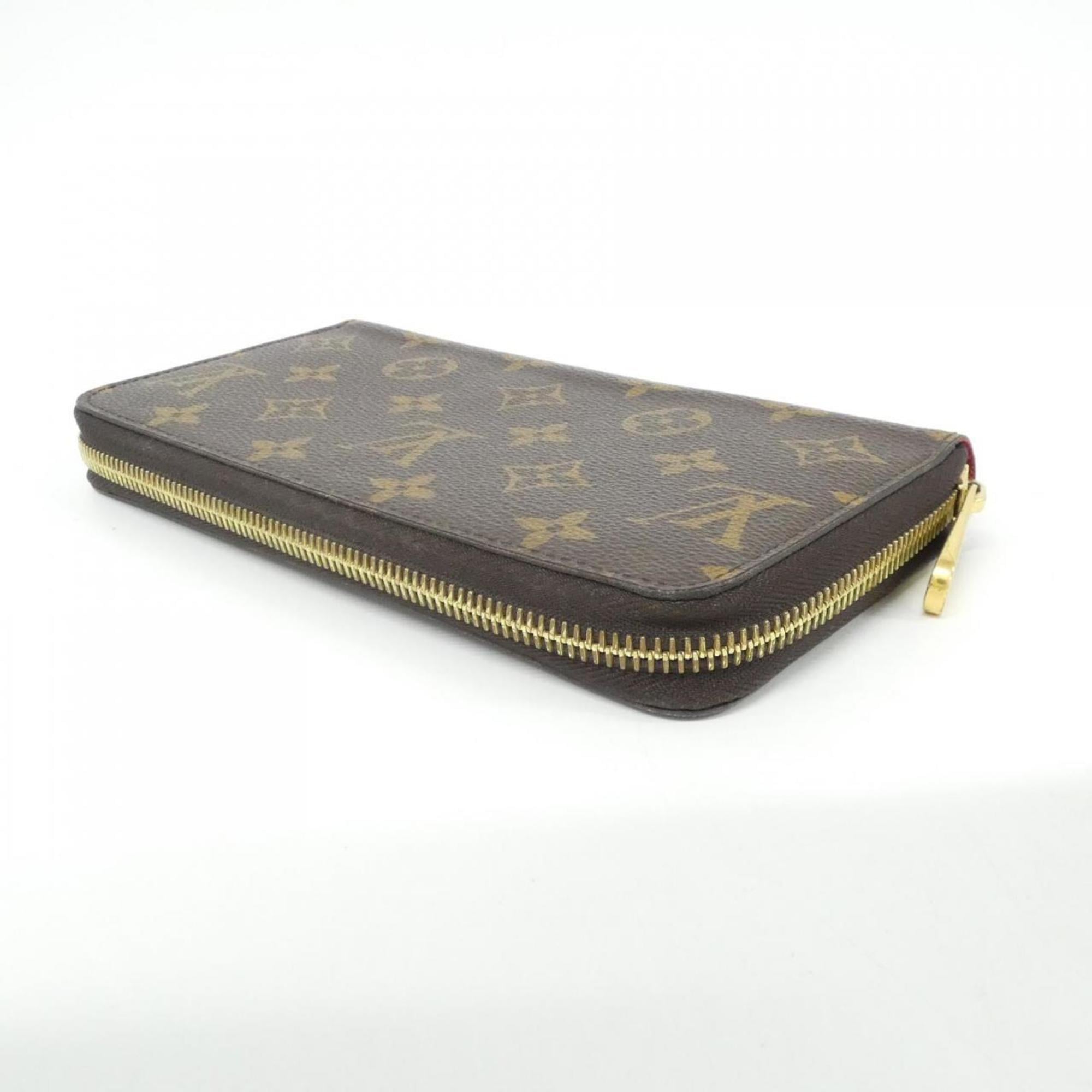 Louis Vuitton Coquelicots Marron Coated Canvas Long Wallet