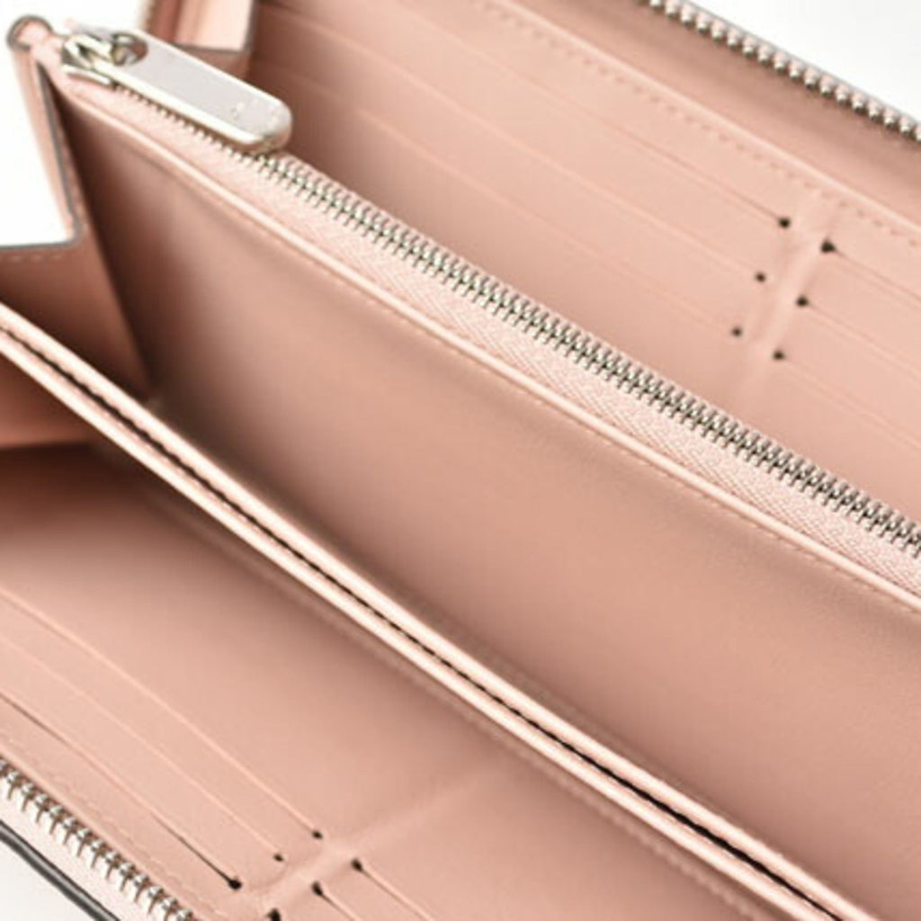 Louis Vuitton Magnolia Pink Leather Long Wallet