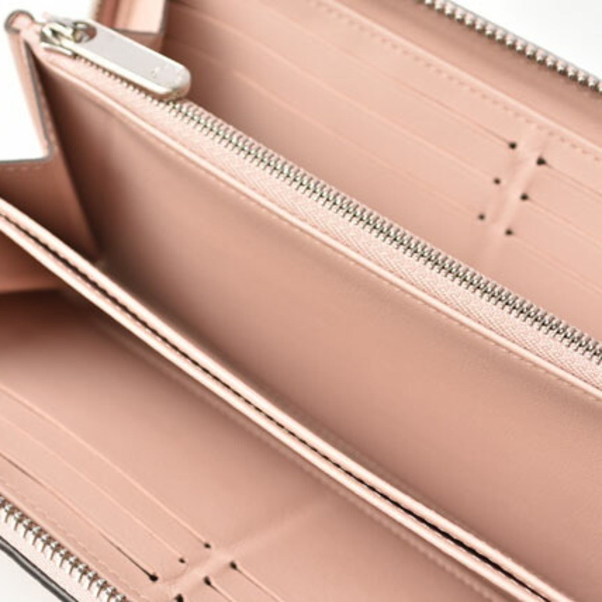 Louis Vuitton Magnolia Pink Leather Long Wallet