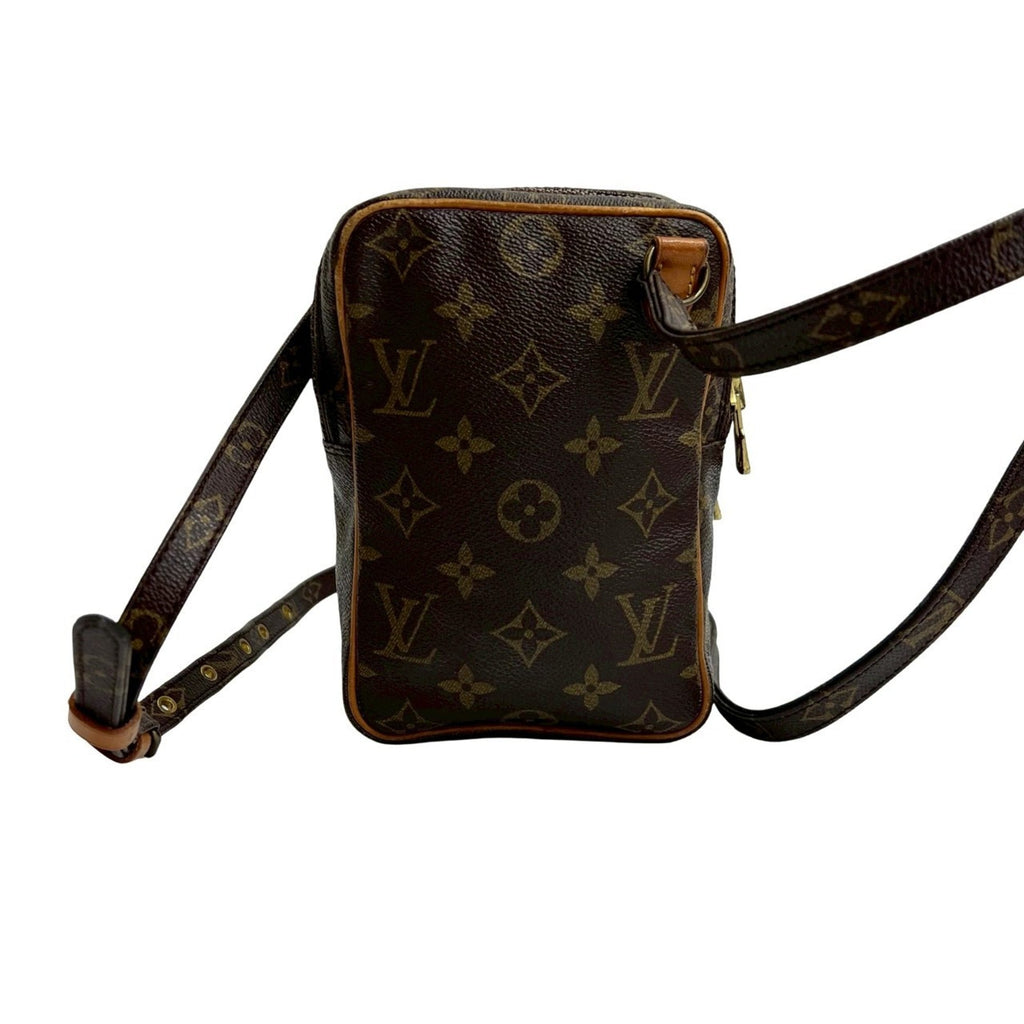 Louis Vuitton Brown Leather Pvc Pochette Shoulder Bag