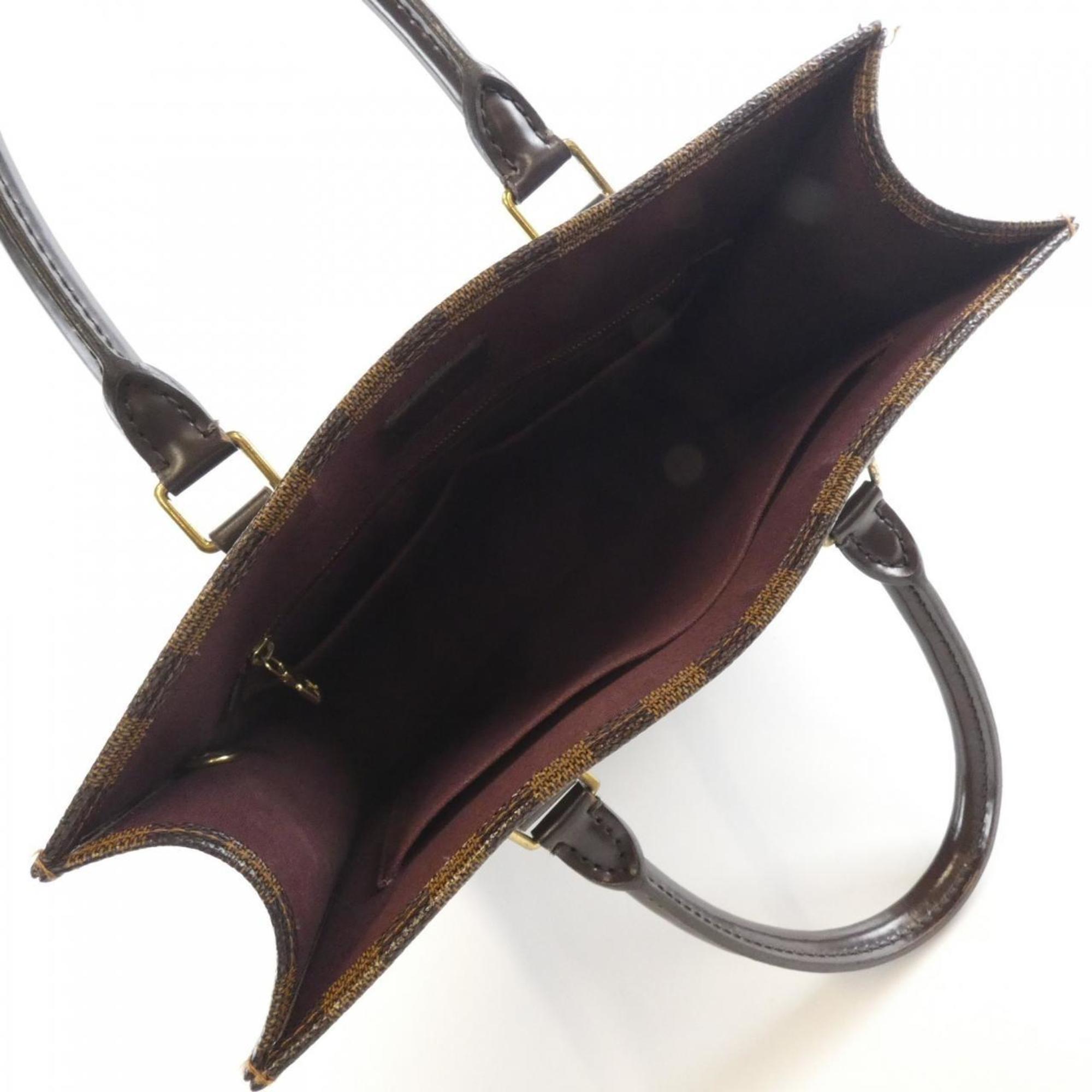 Louis Vuitton Ebene Coated Canvas Handbag